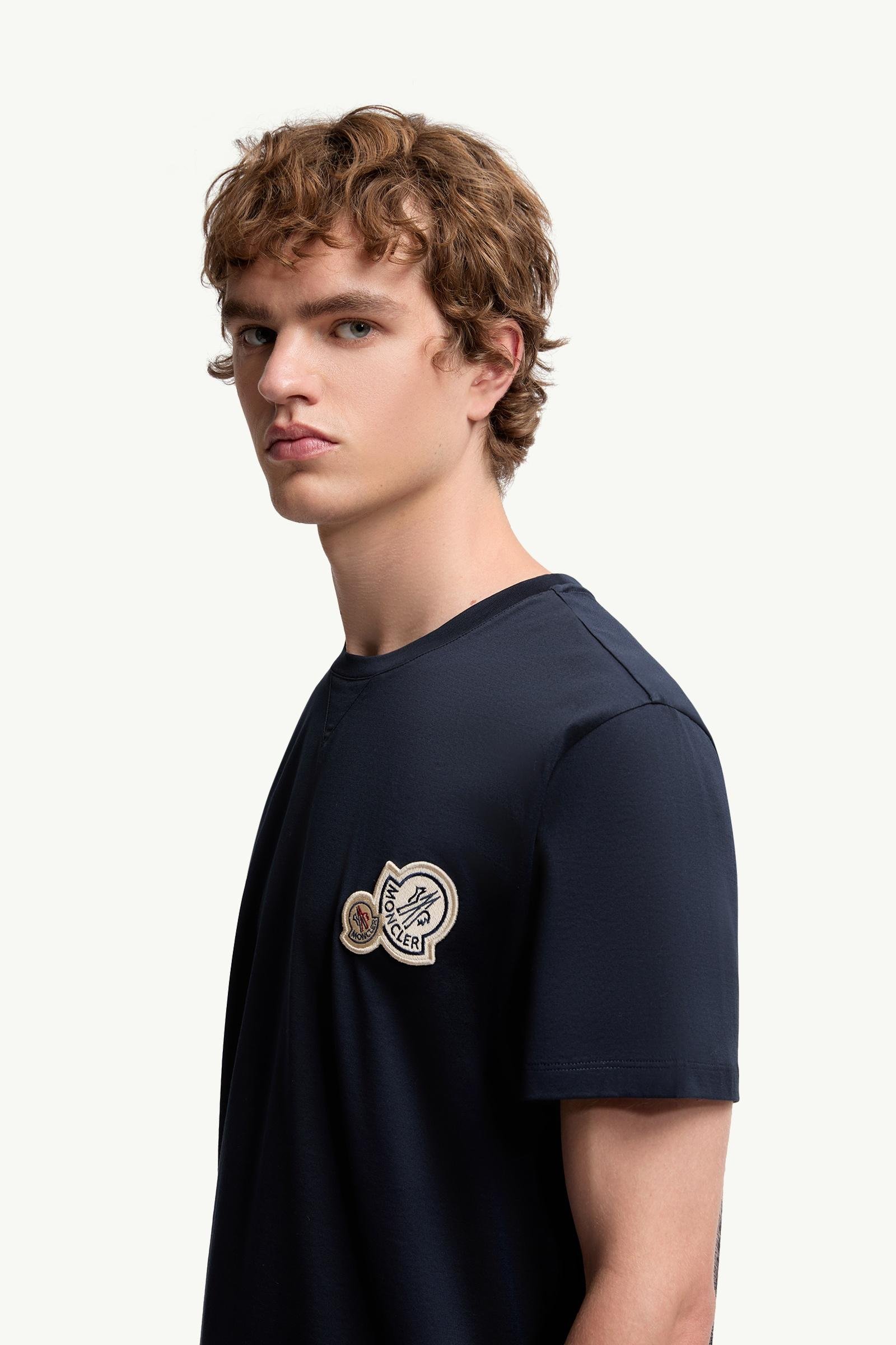 Alternative view of Double Logo Patch Cotton T-Shirt