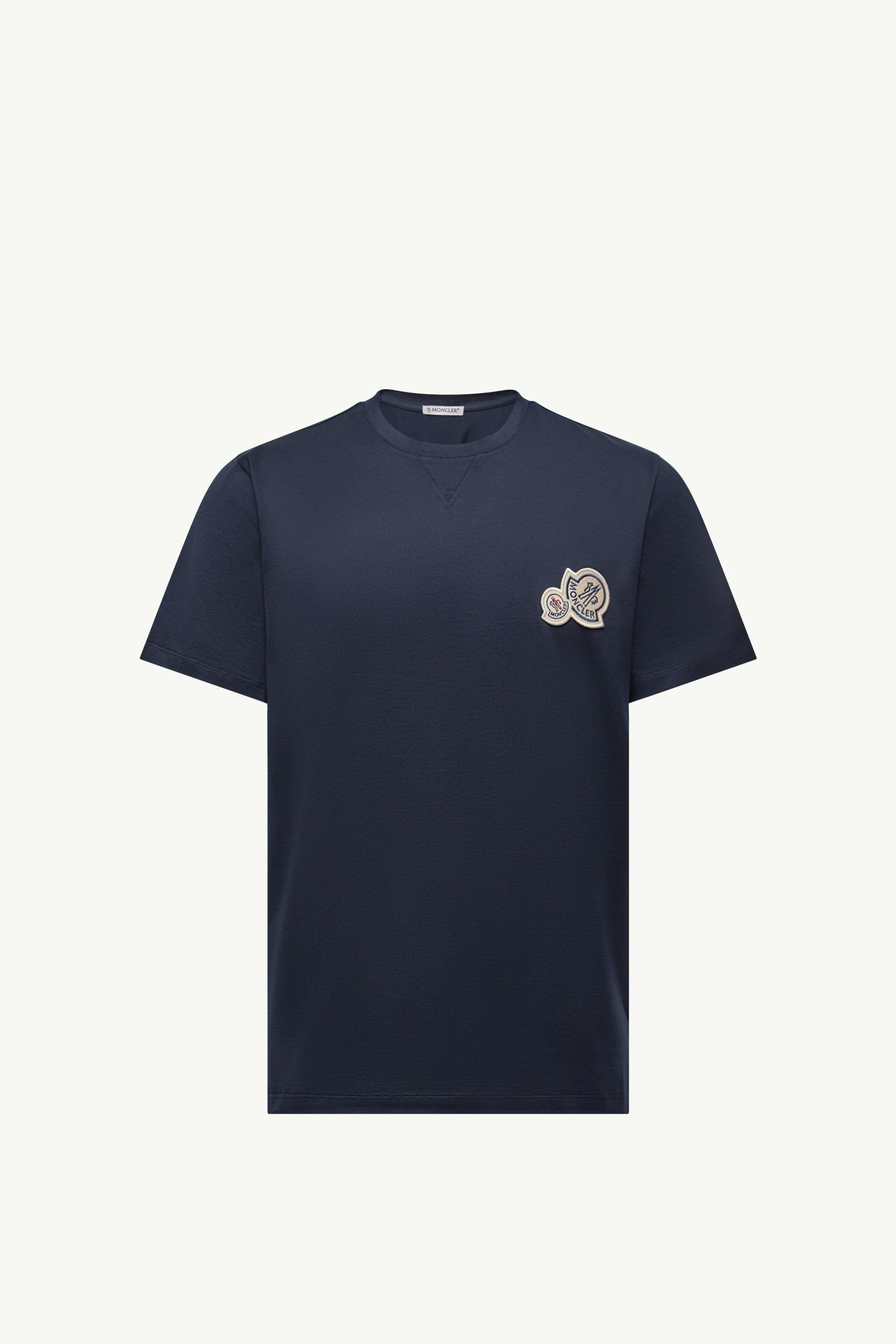 Double Logo Patch Cotton T-Shirt - 图片 3