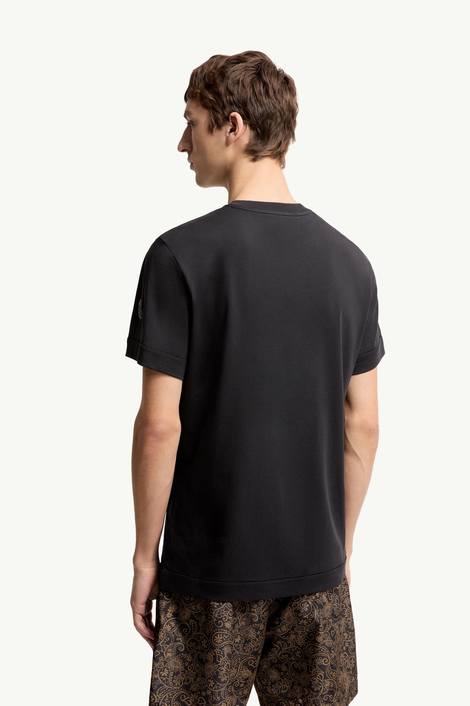 Paisley Print Cotton T-Shirt - 图片 5