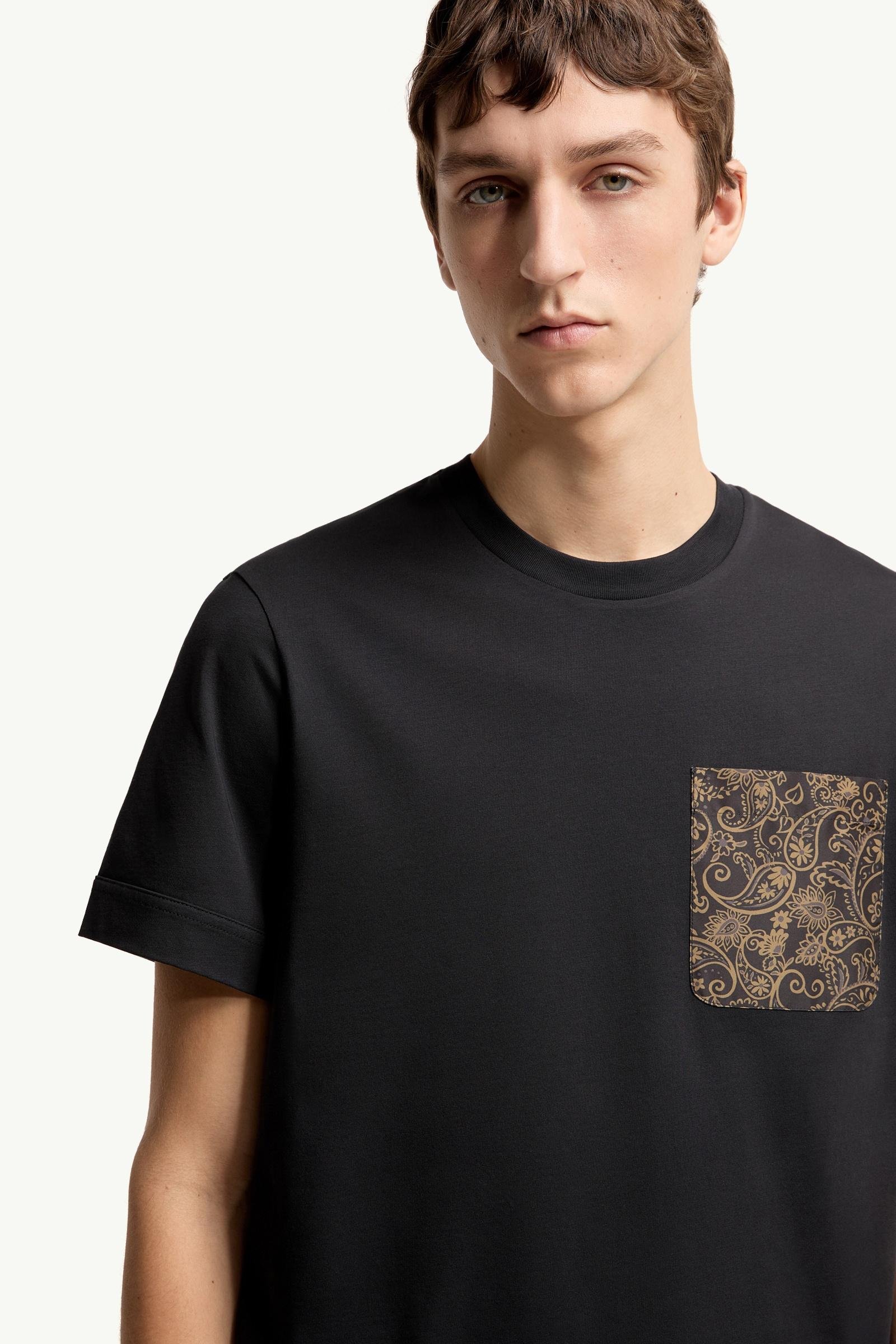 Paisley Print Cotton T-Shirt - 图片 6