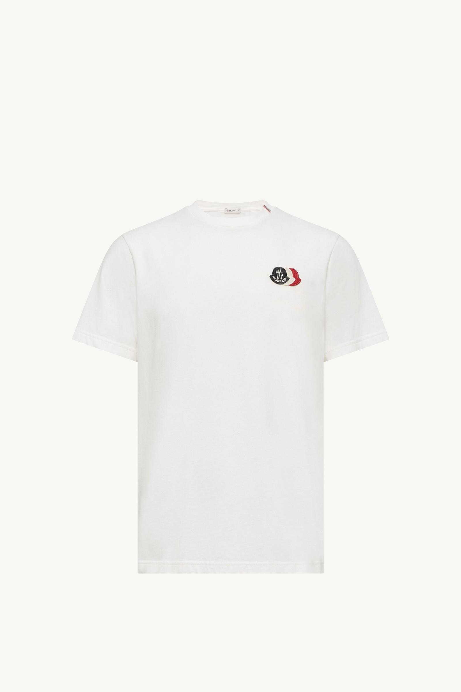 Embroidered Tricolor Logo Cotton T-Shirt - 图片 3