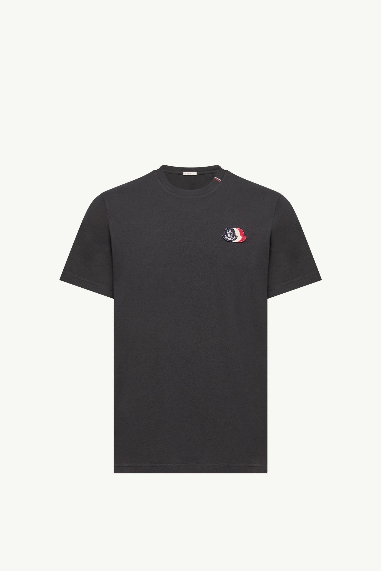 Embroidered Tricolor Logo Cotton T-Shirt - 图片 3