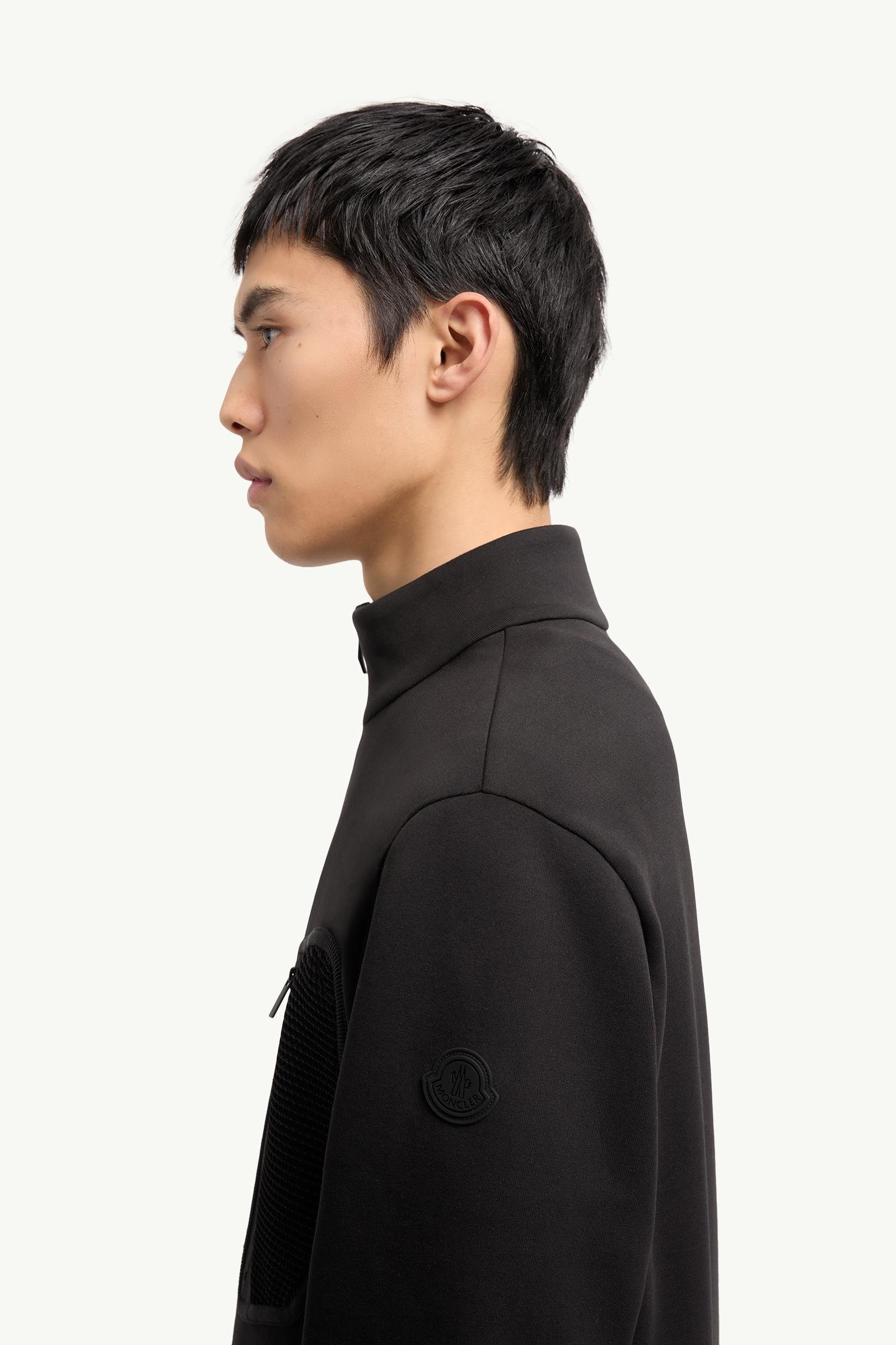 Alternative view of Logo Cotton Zip-Up Sweatshirt