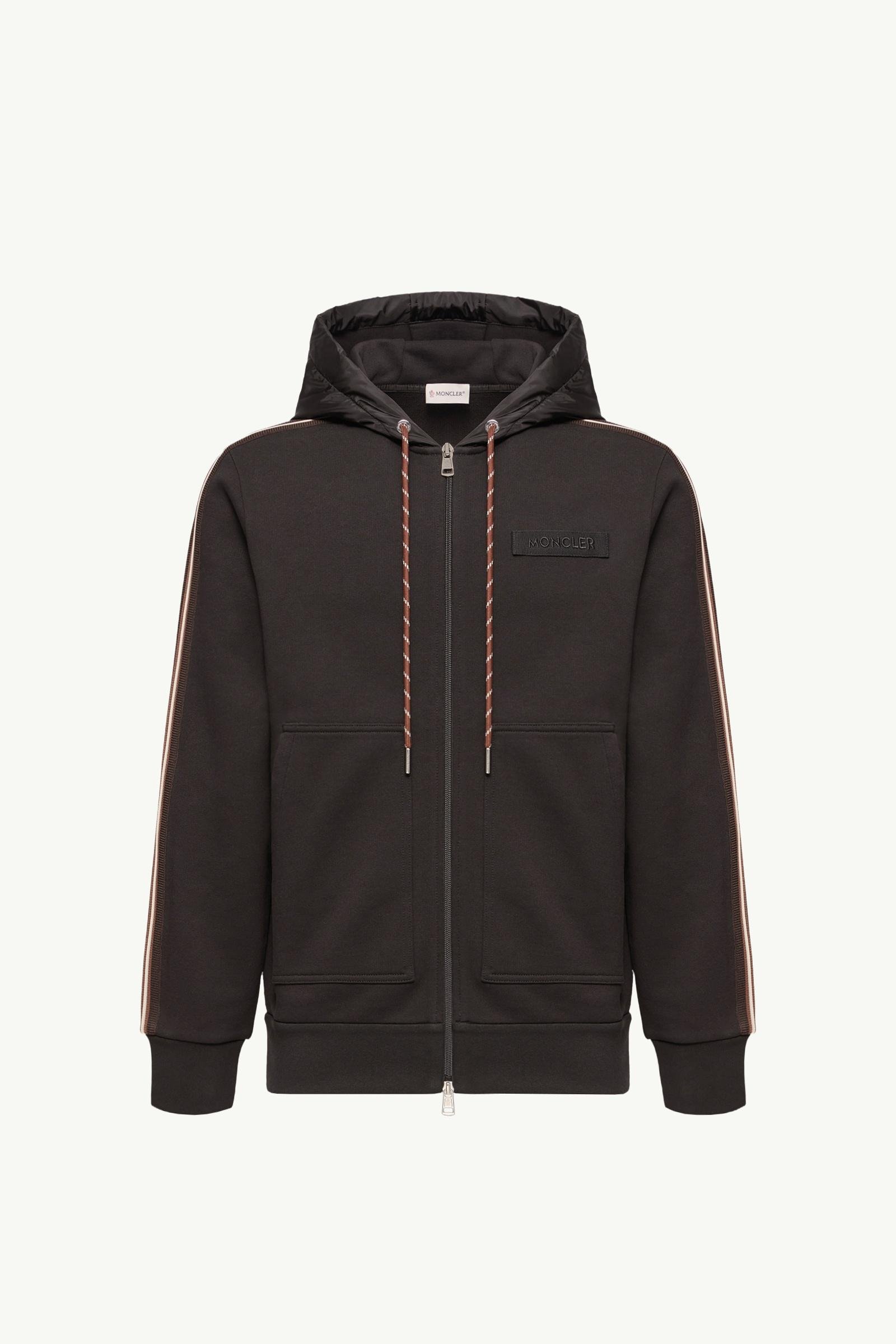 Striped Logo Cotton Hoodie - 图片 3