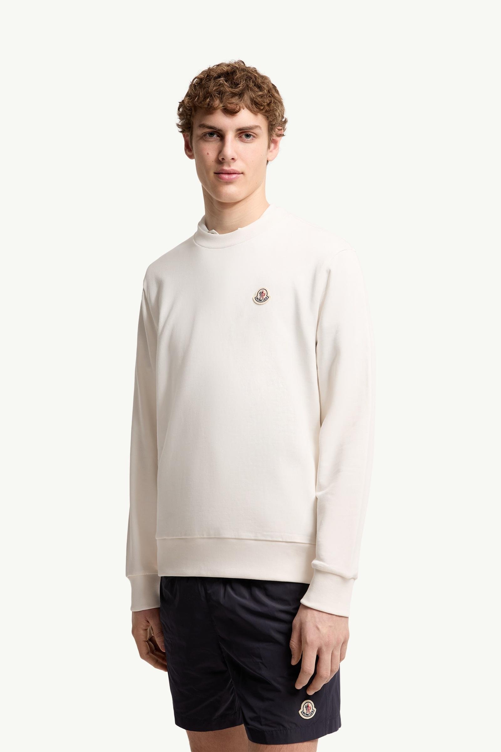 Logo Patch Cotton Sweatshirt - 图片 4