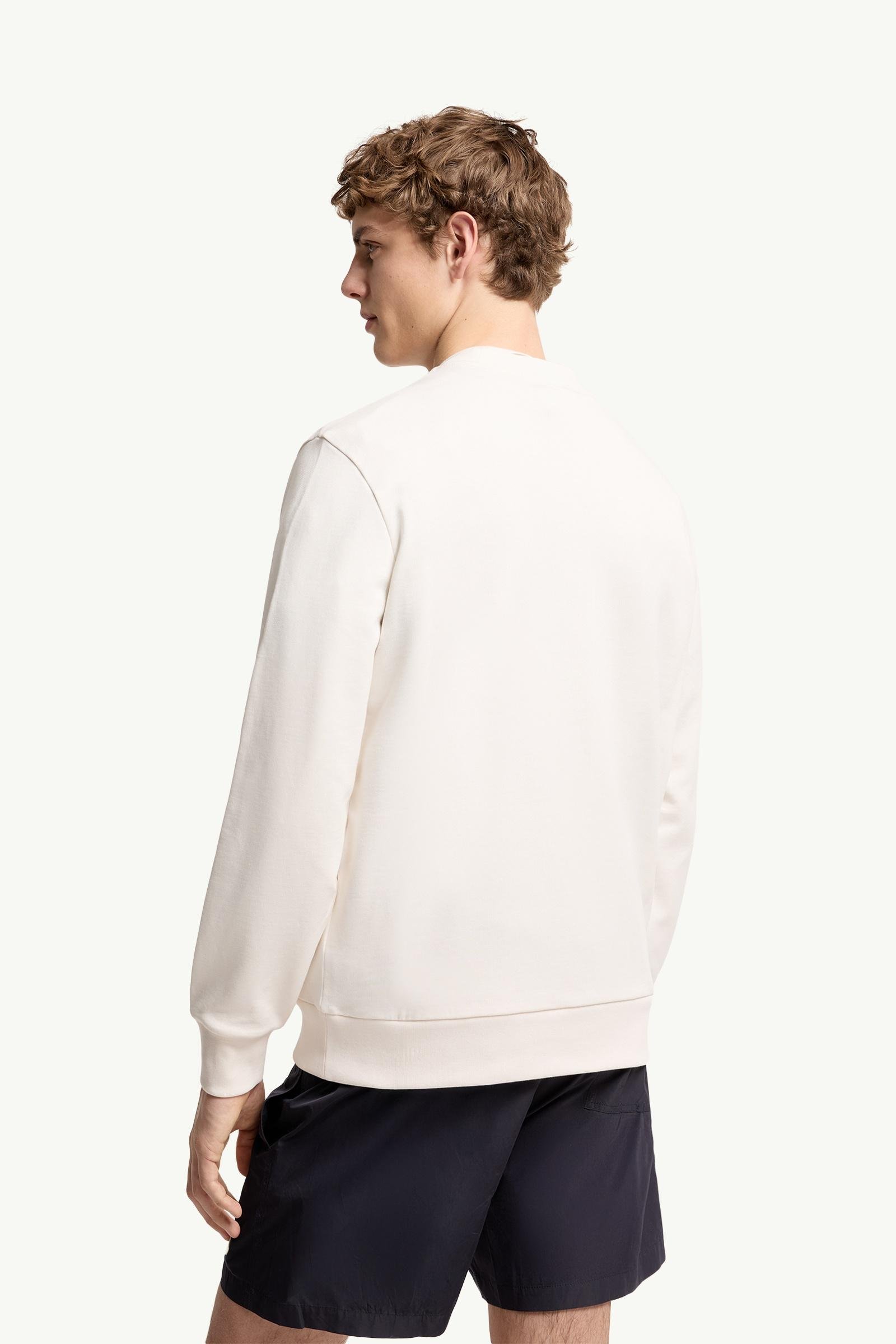 Logo Patch Cotton Sweatshirt - 图片 5