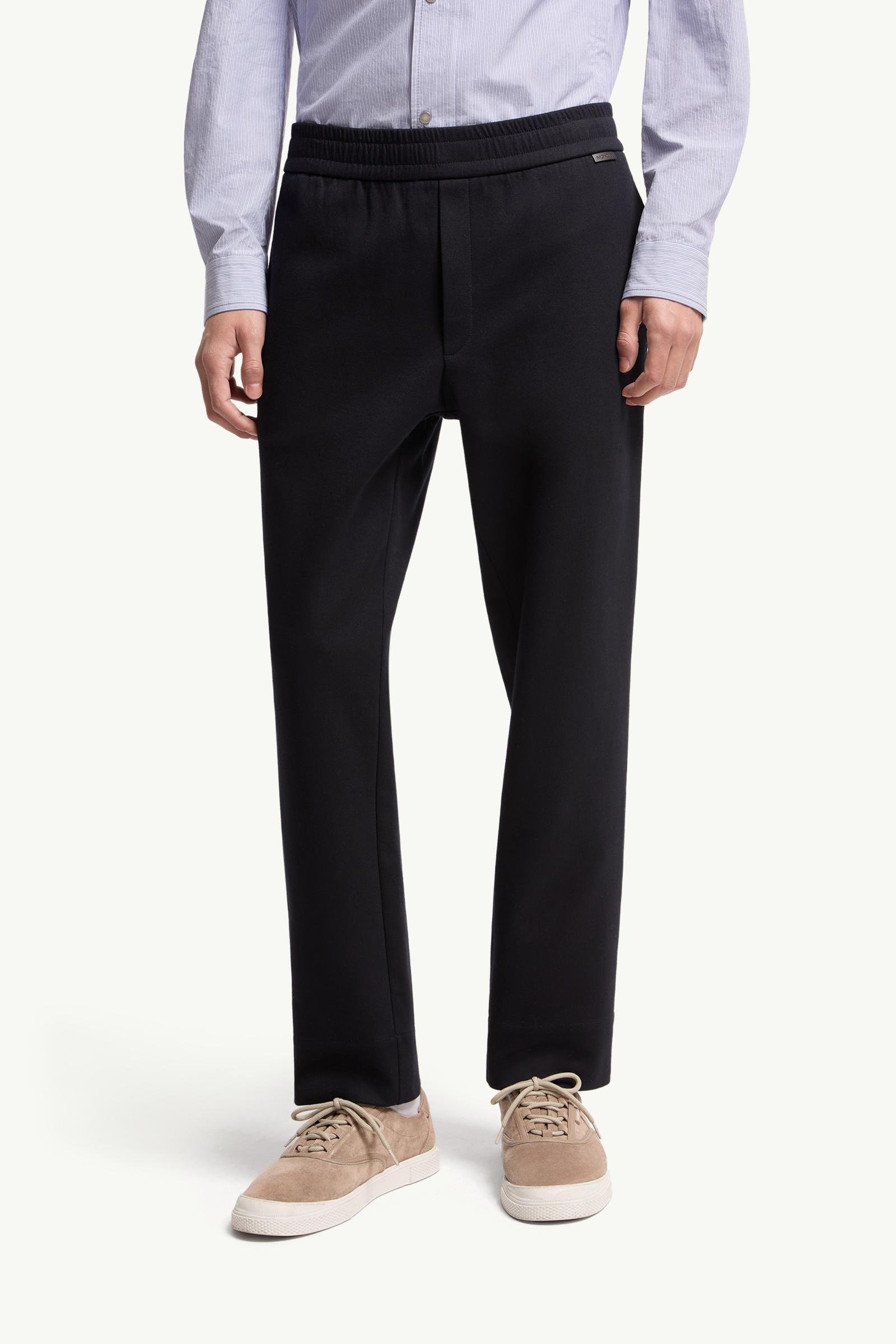 Leather Logo Cotton Blend Track Pants - 图片 4