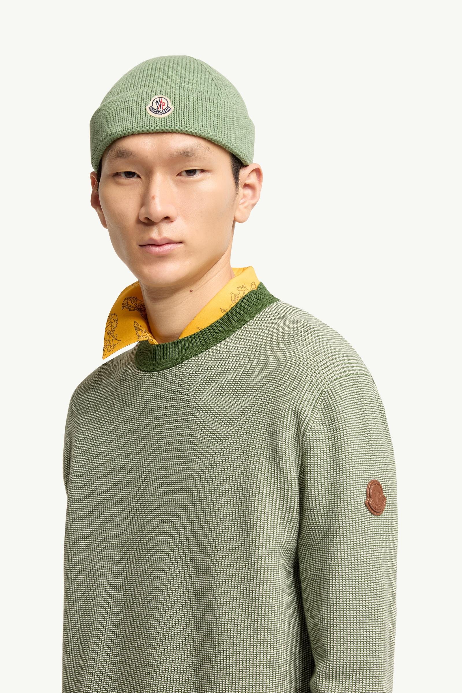 Alternative view of Leather Logo Cotton Sweater