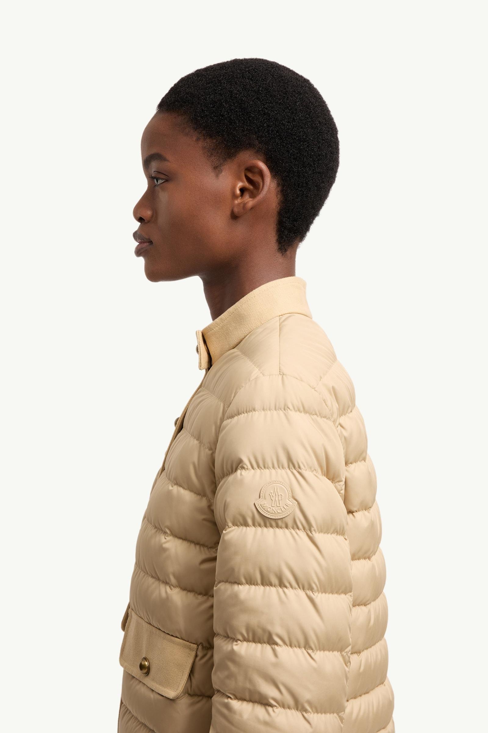 Alternative view of Juju Cotton & Linen-Trimmed Short Down Jacket