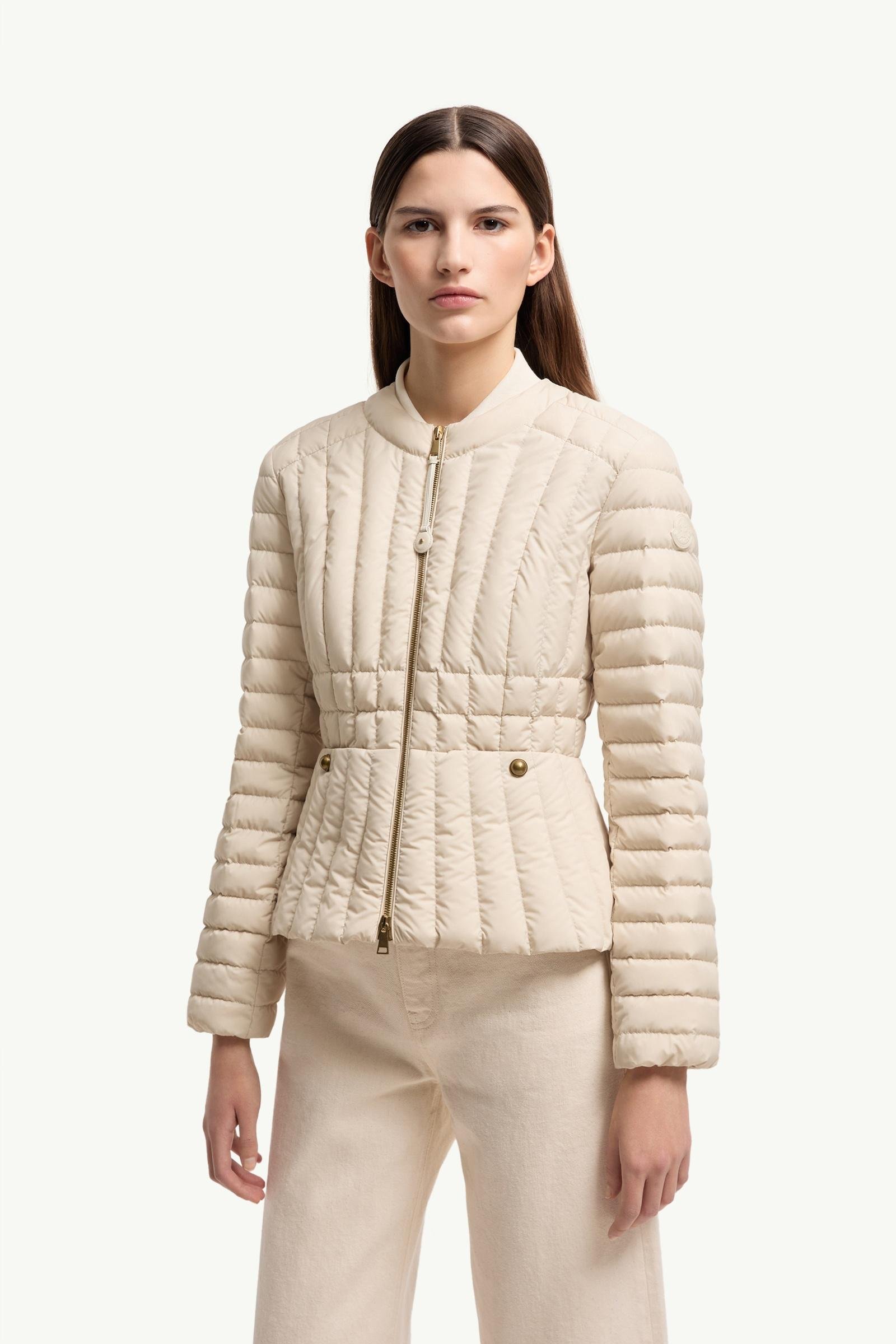 Menthe Vertical-Quilted Short Down Jacket - 图片 4
