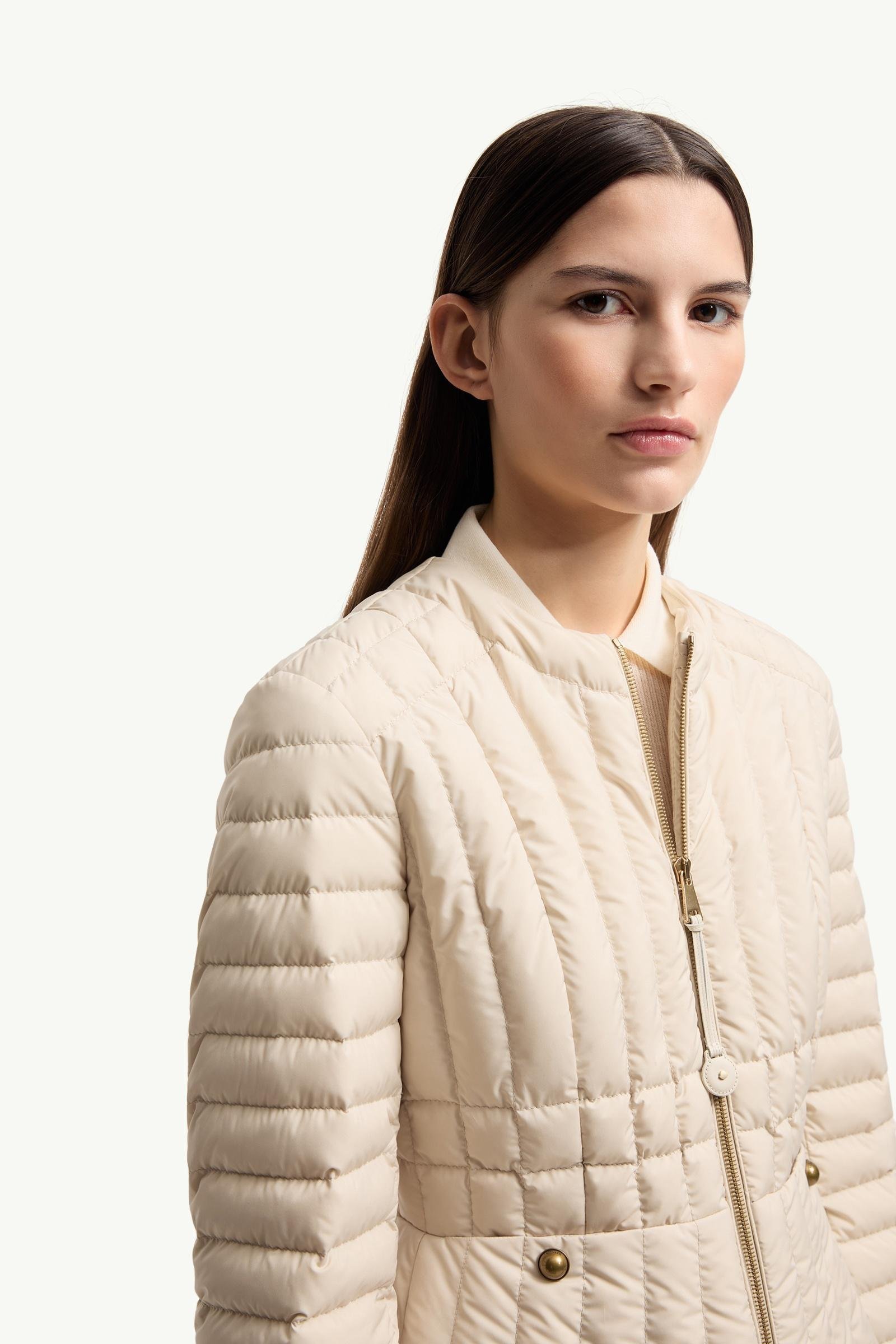 Menthe Vertical-Quilted Short Down Jacket - 图片 6