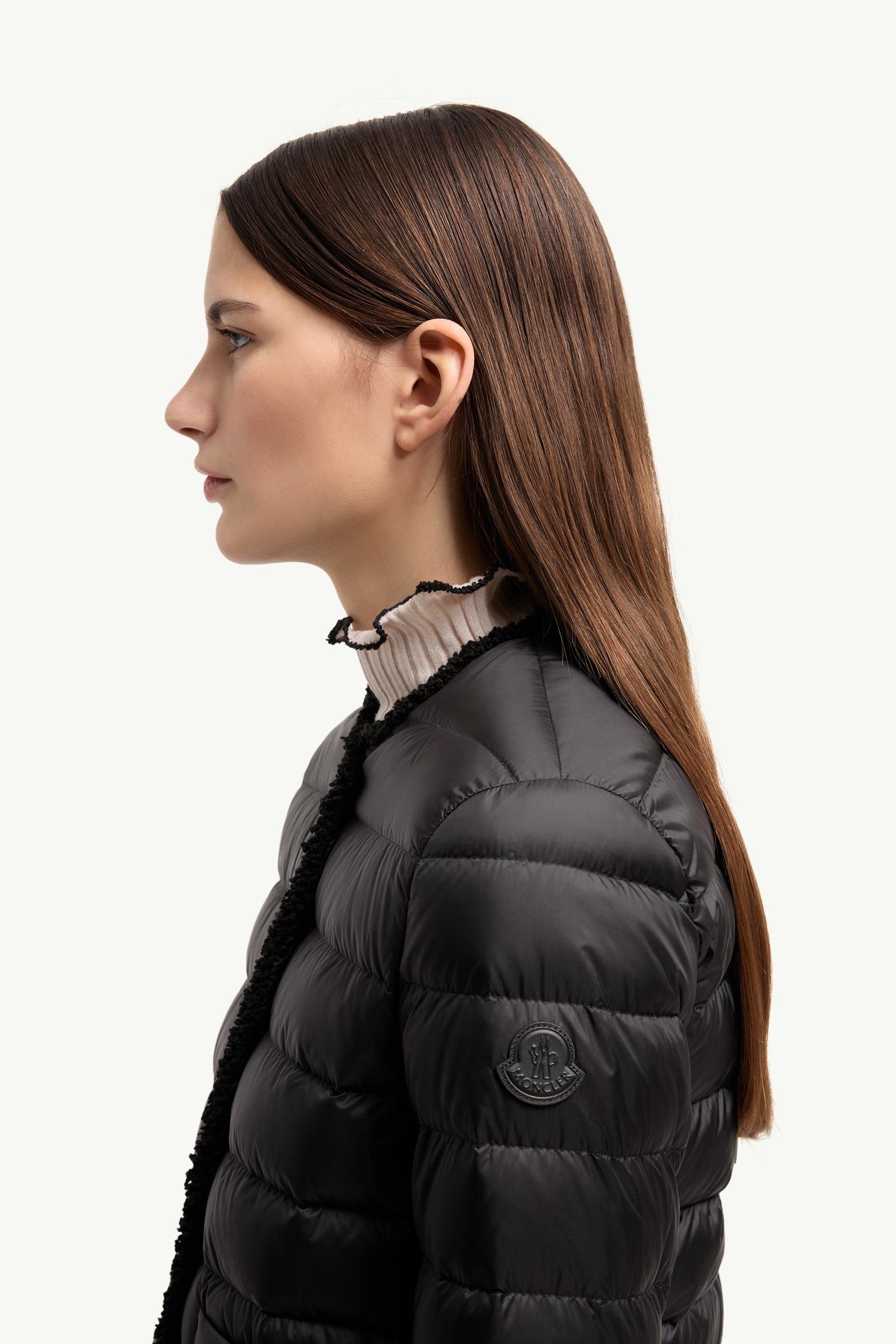 Fleurs Bouclé-Trimmed Short Down Jacket - 图片 2