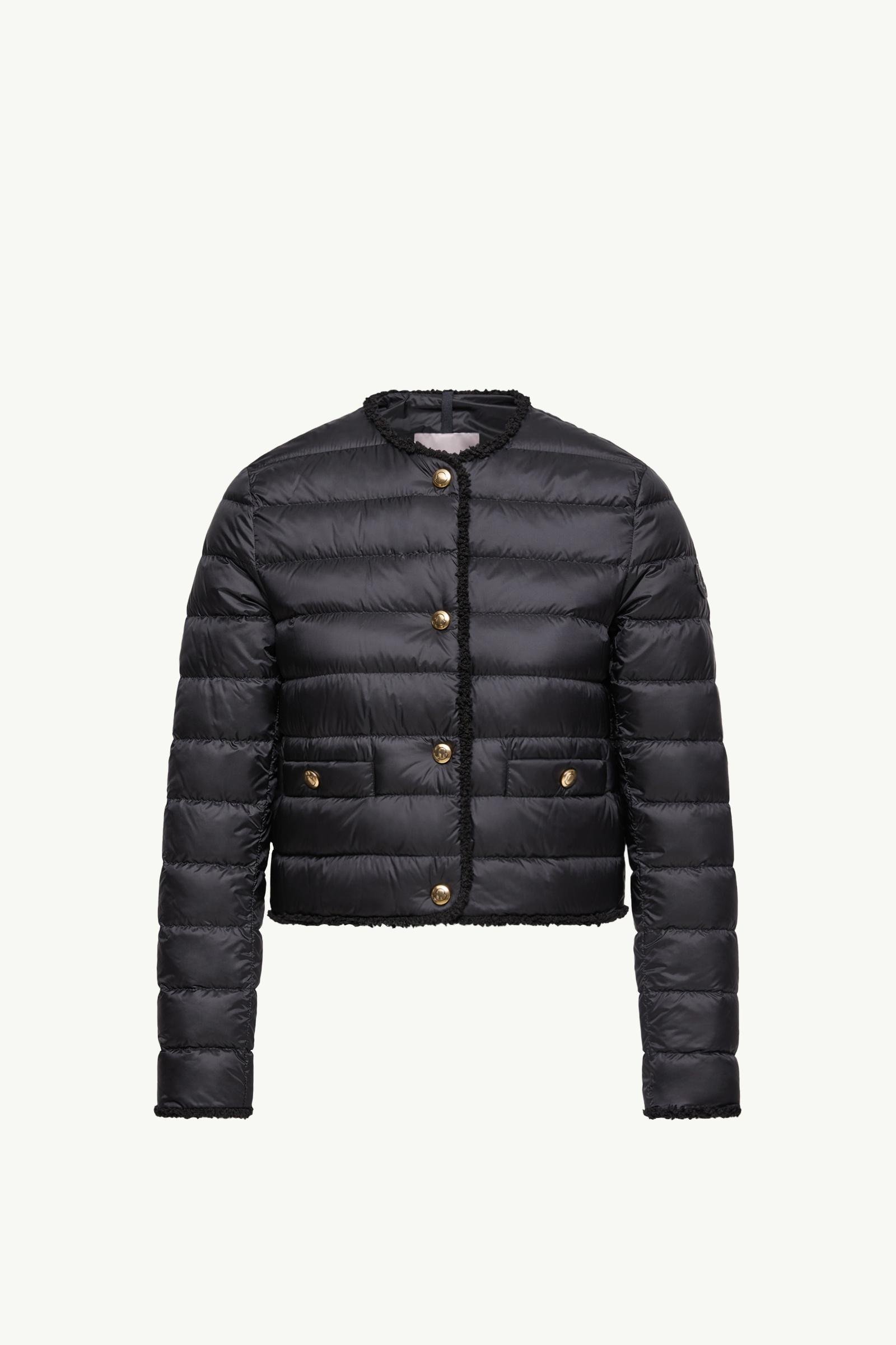 Fleurs Bouclé-Trimmed Short Down Jacket - 图片 3