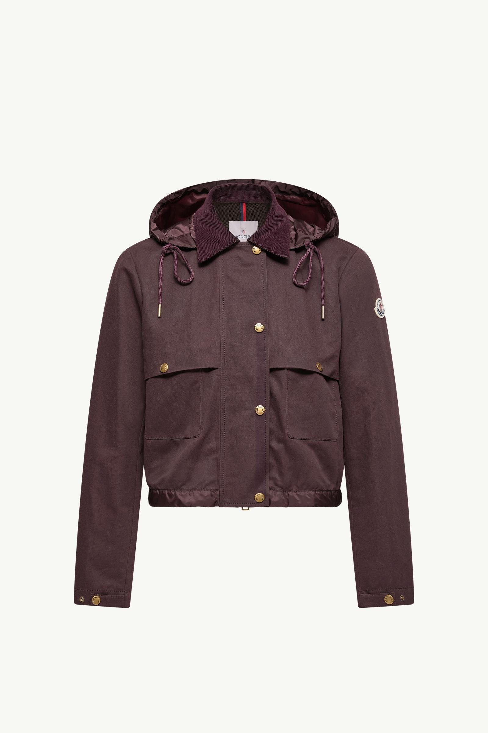 Aconitum Hooded Cotton & Linen Blend Shirt Jacket - 图片 3