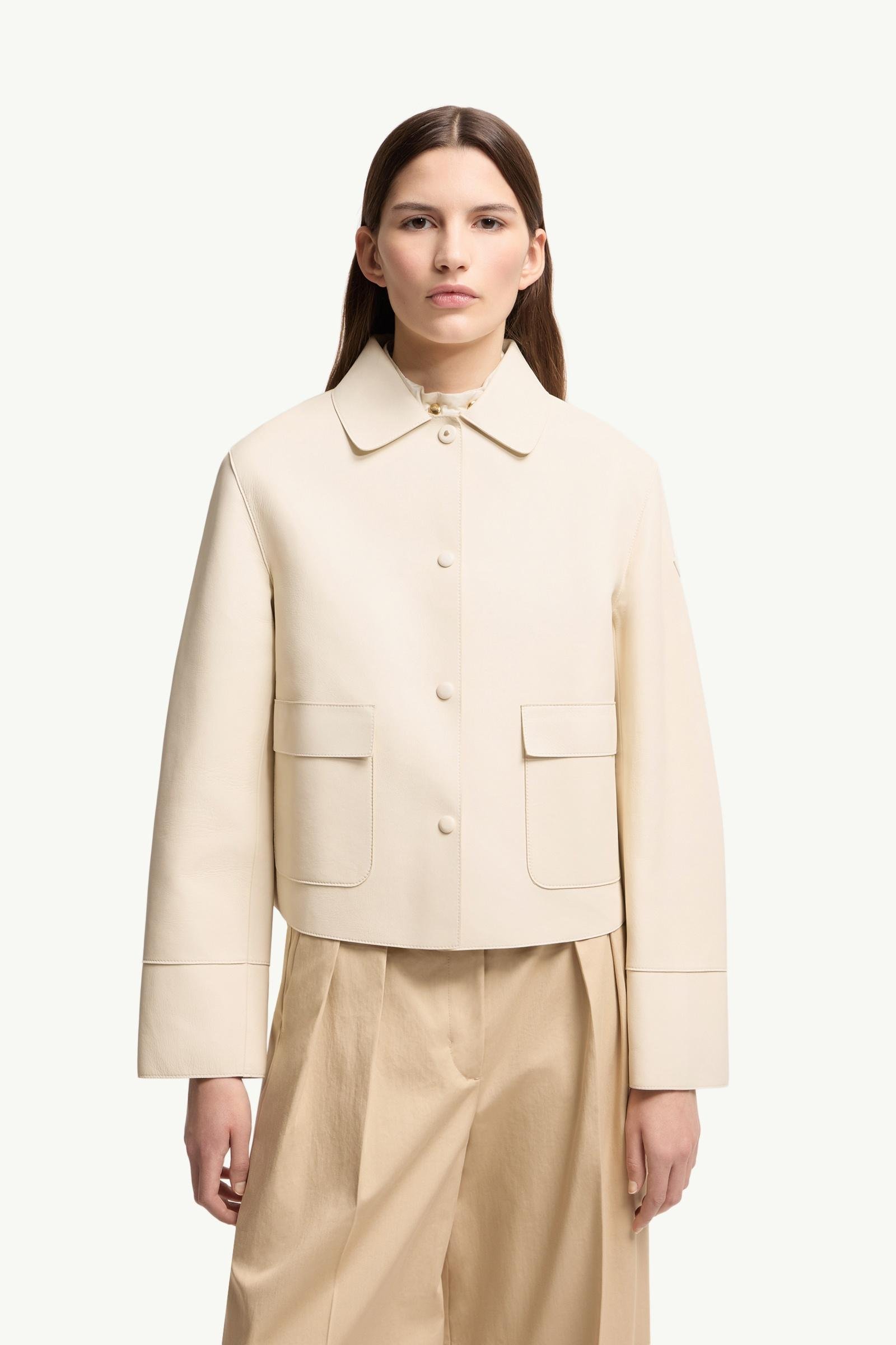 Haricot 3-in-1 Leather Down Shirt Jacket - 图片 4