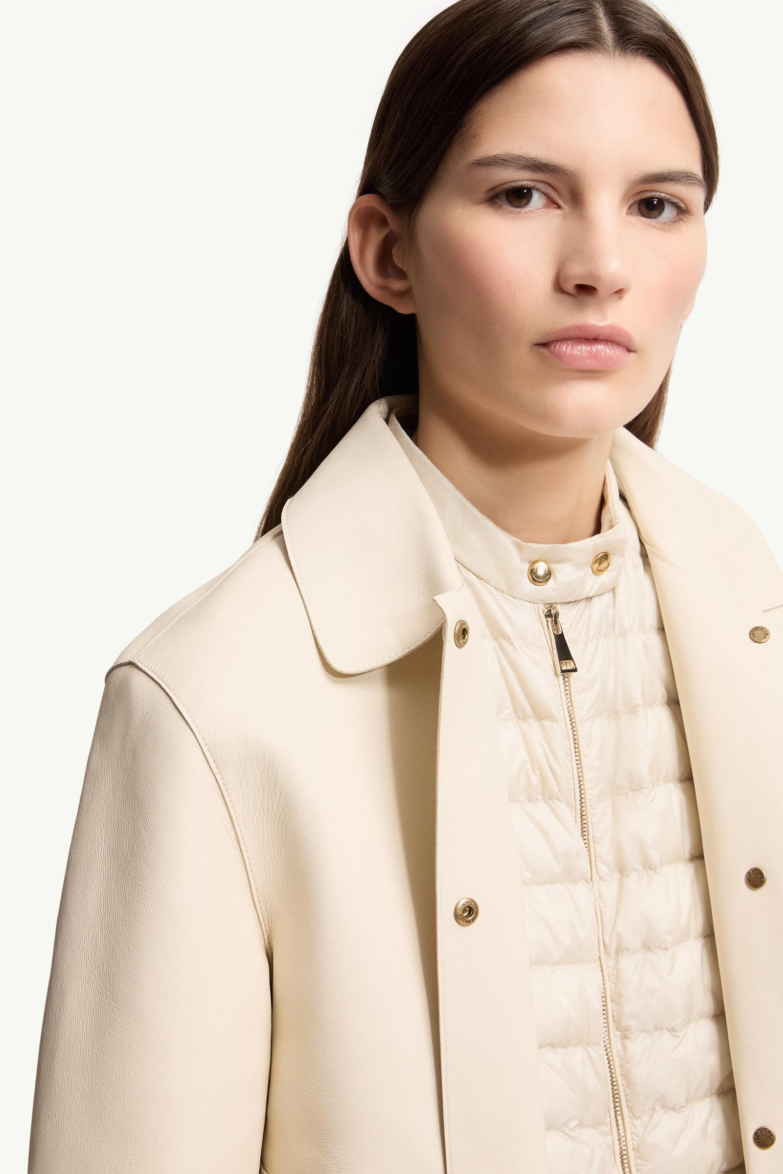 Haricot 3-in-1 Leather Down Shirt Jacket - 图片 7