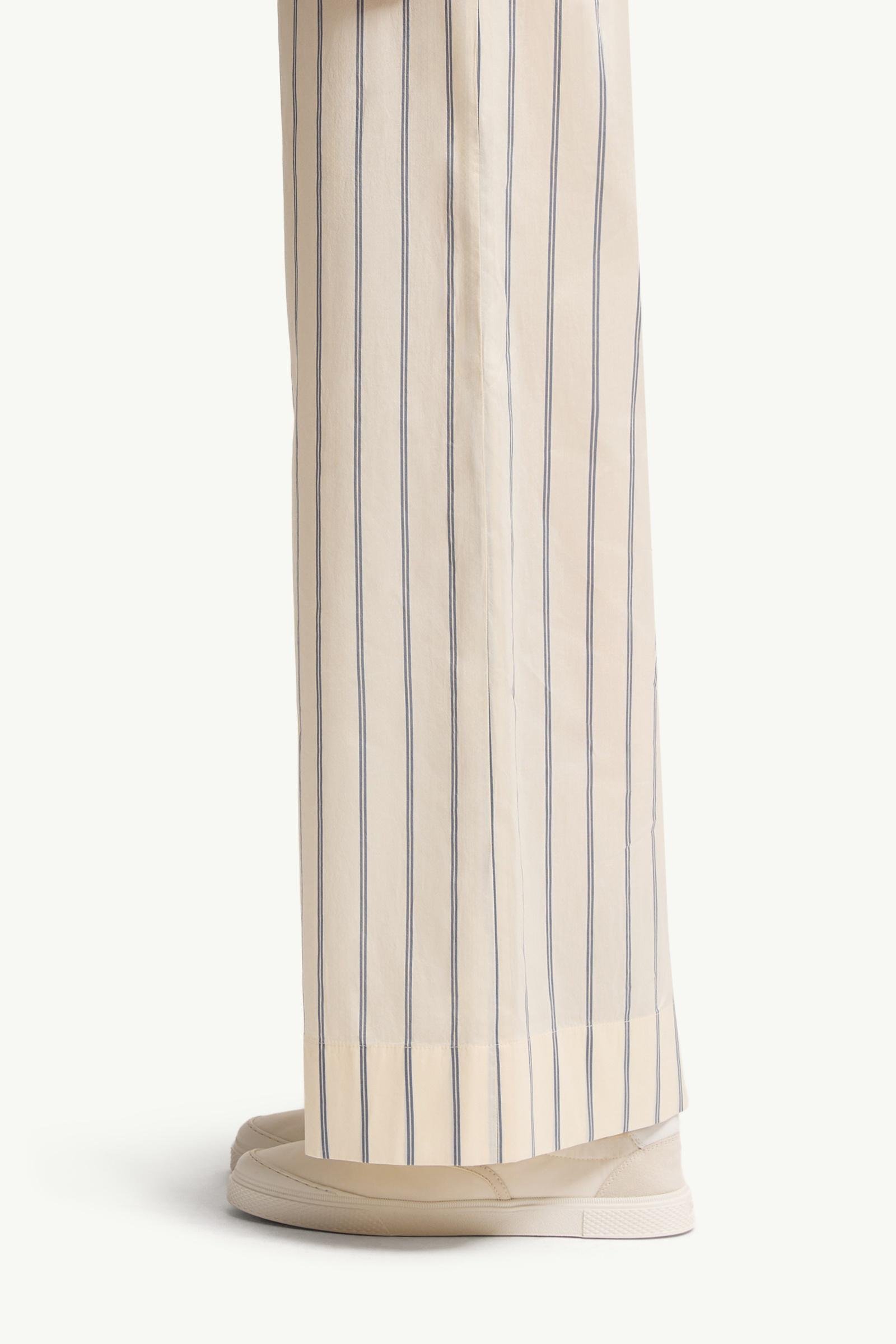 Alternative view of Striped Cotton & Silk Trousers