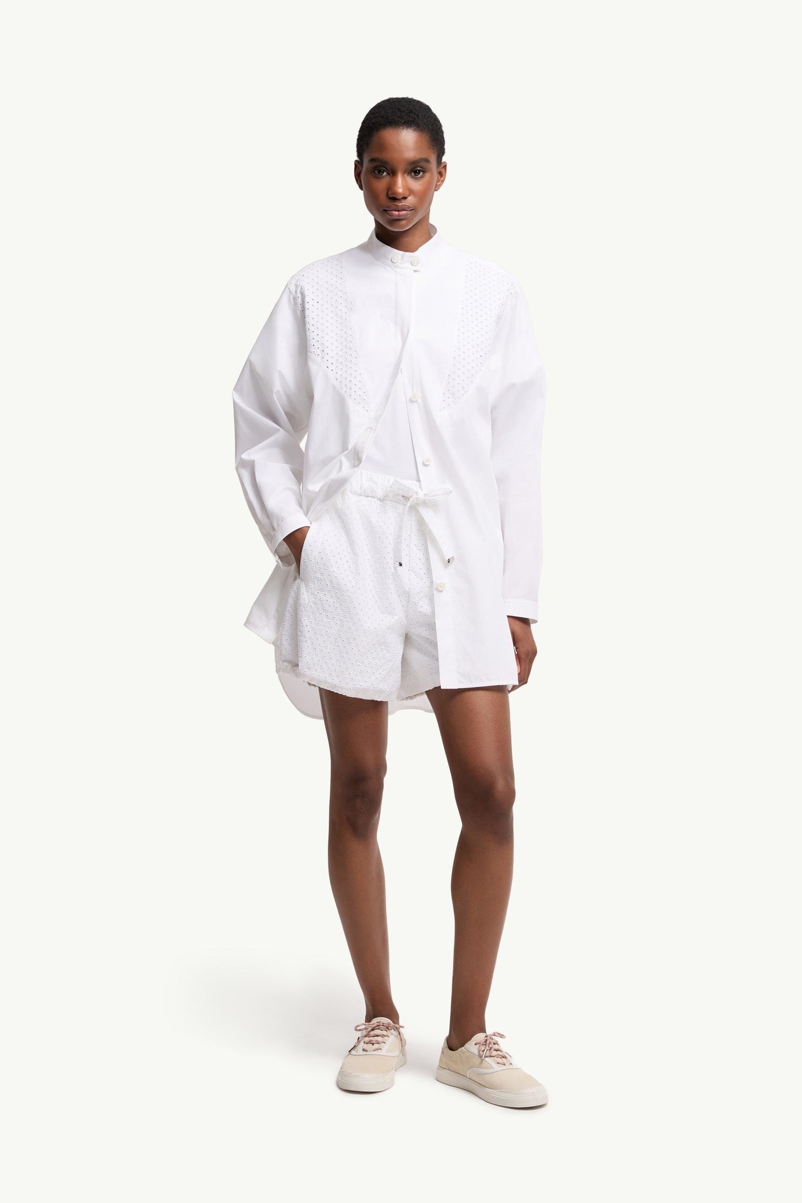 San Gallo & Cotton Poplin Shorts