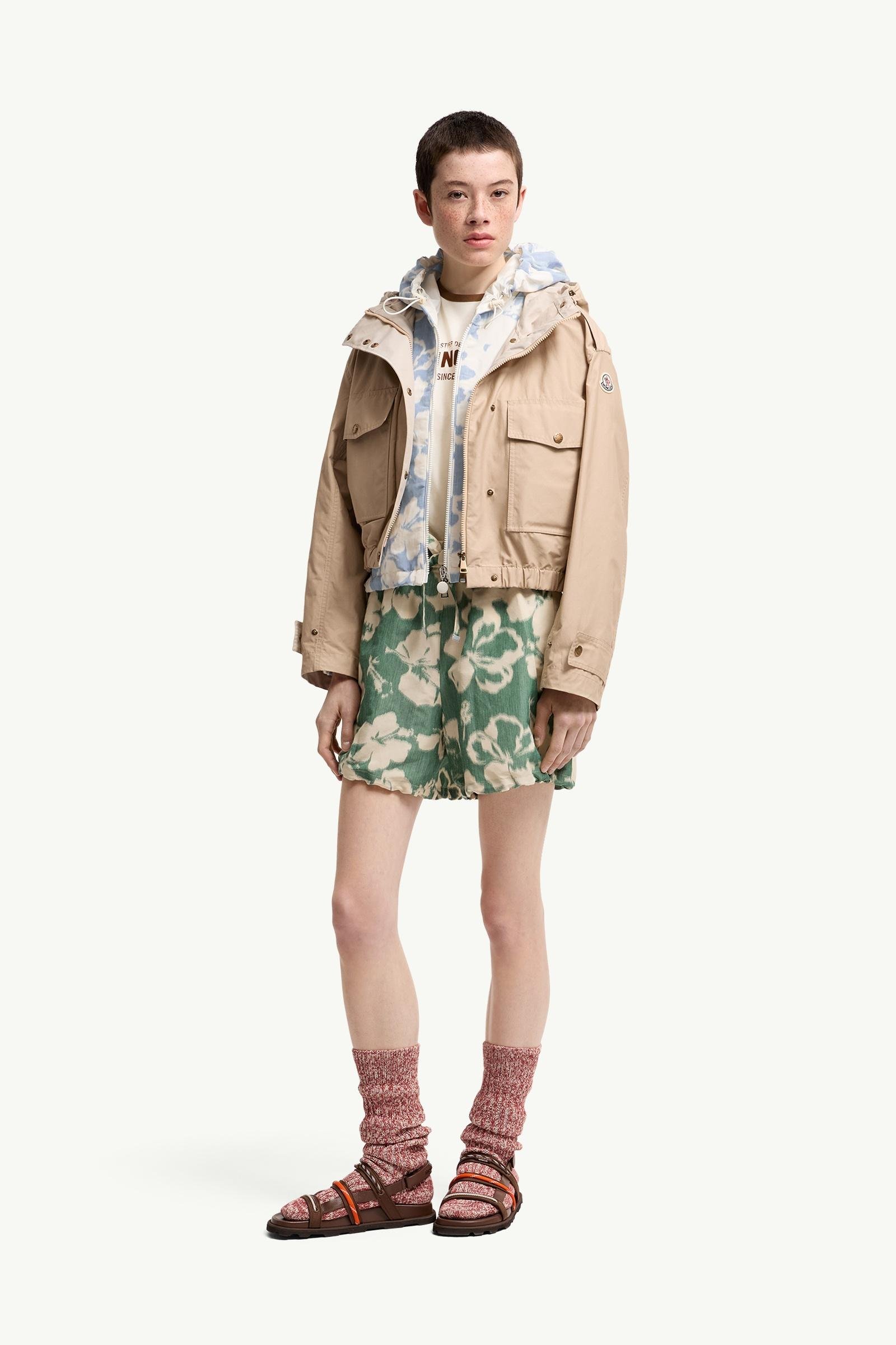 Floral Print Chiné Shorts