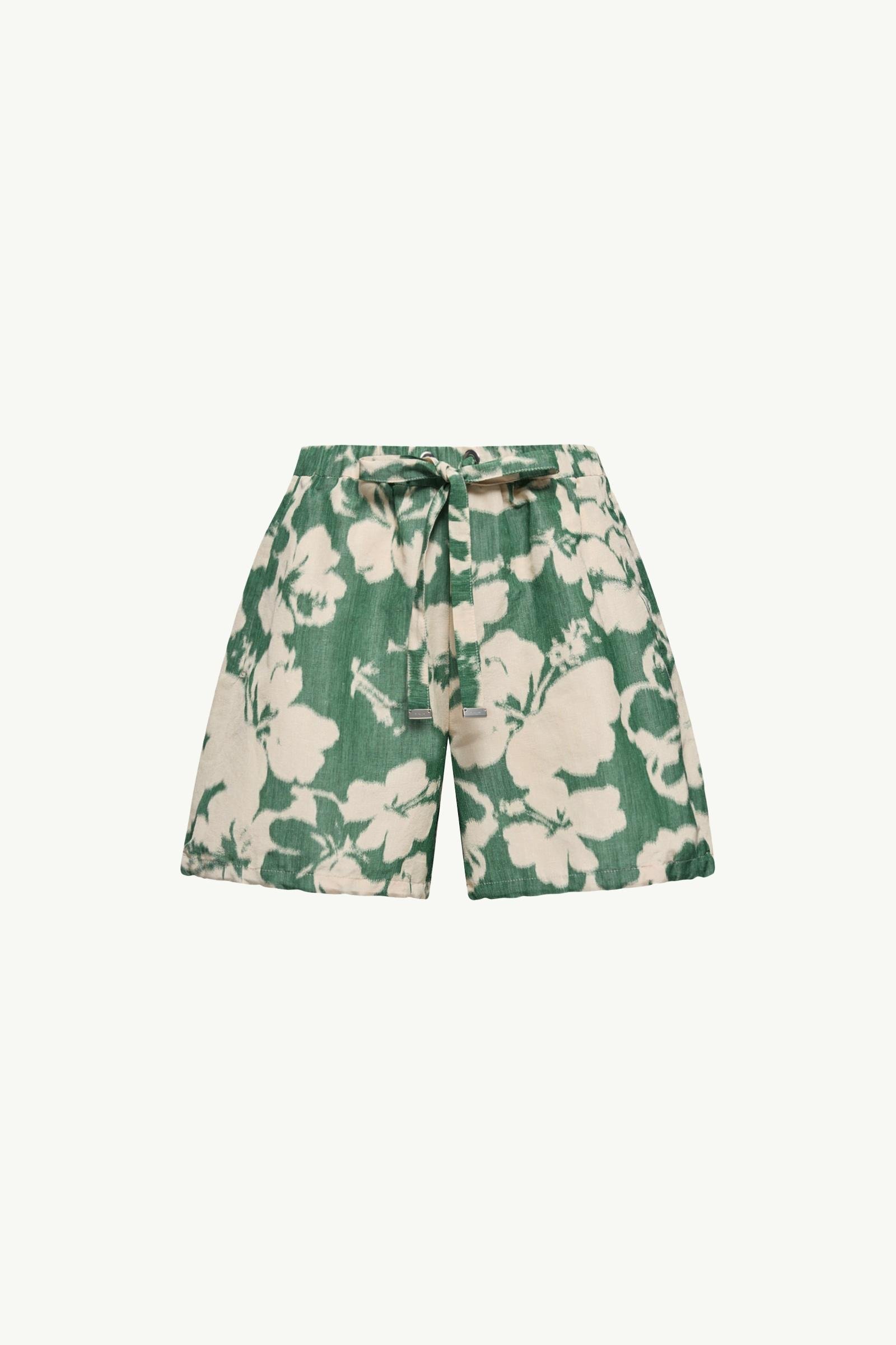 Floral Print Chiné Shorts - 图片 3