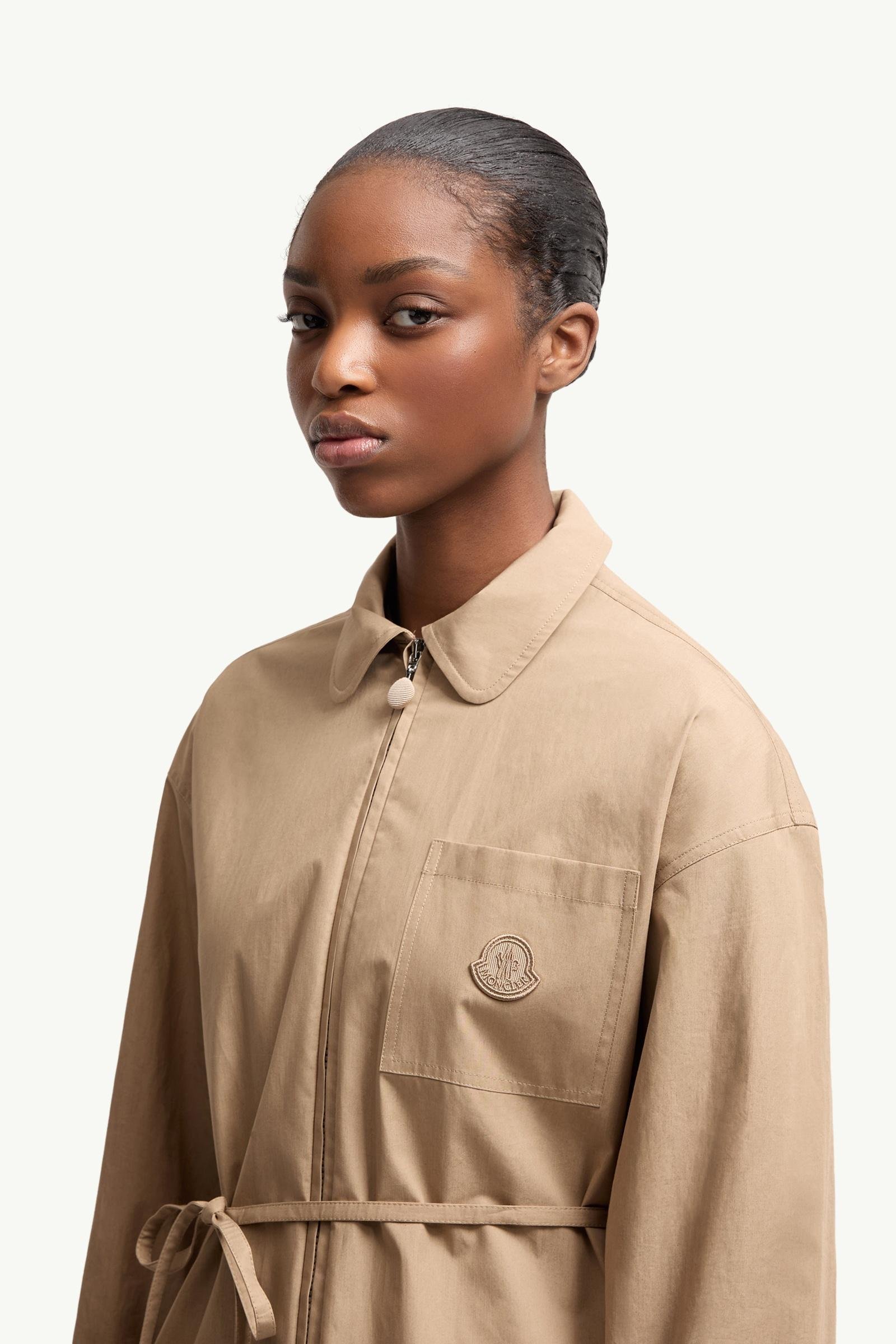 Alternative view of Cotton Poplin Zip-Up Shirt Jacket