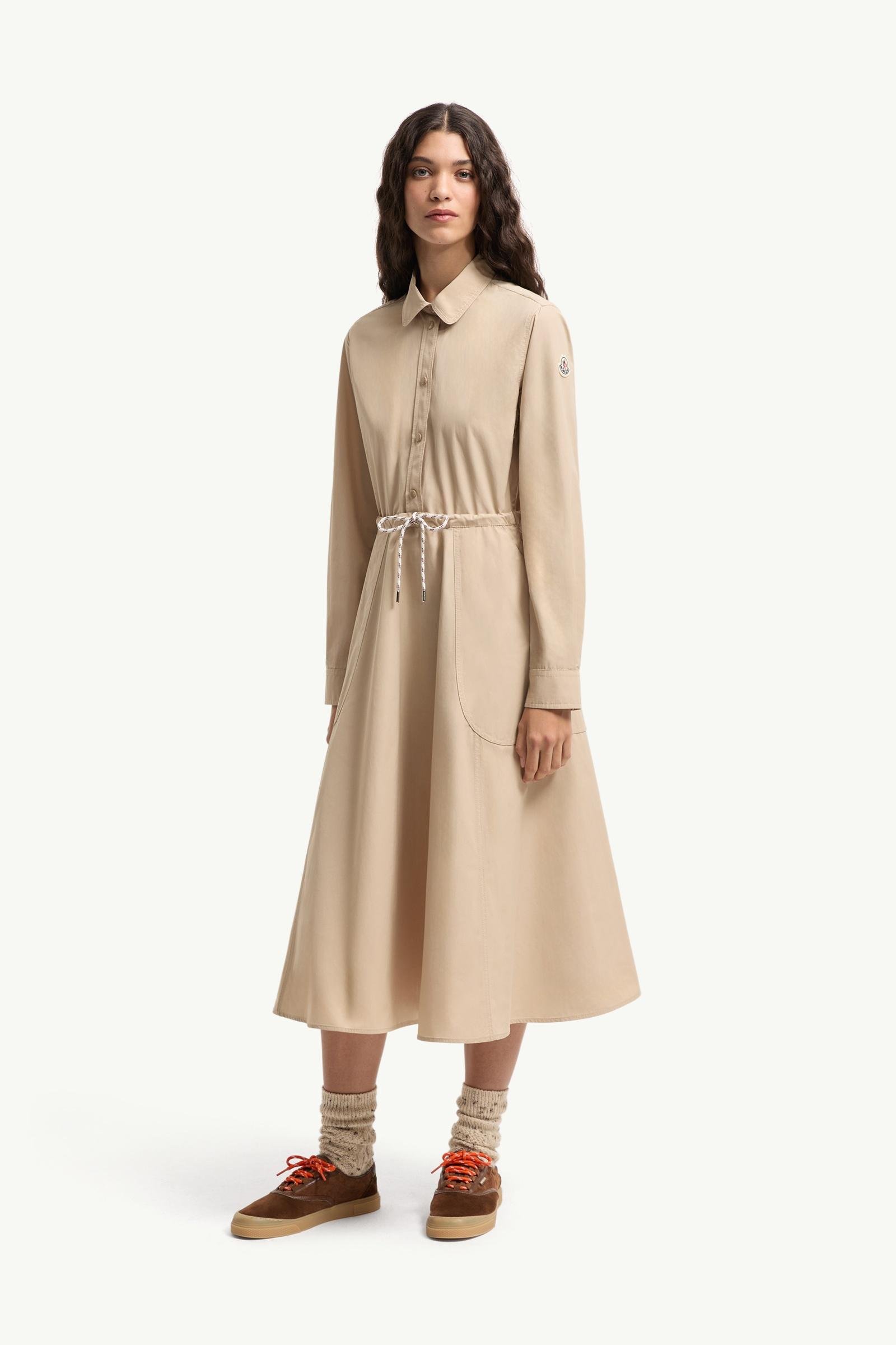 Poplin Midi Shirt Dress - 图片 4