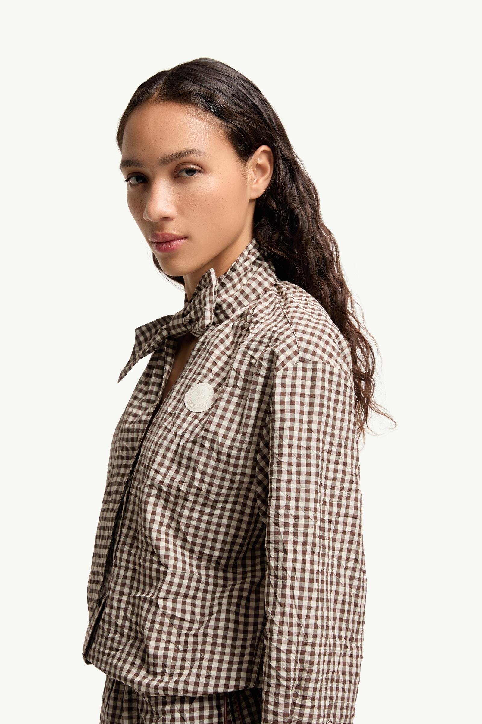 Alternative view of Vichy Romper with Bow