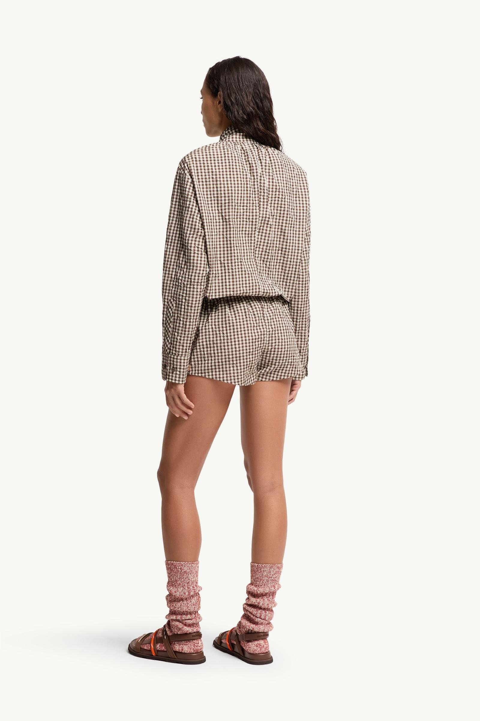 Vichy Romper with Bow - 图片 5