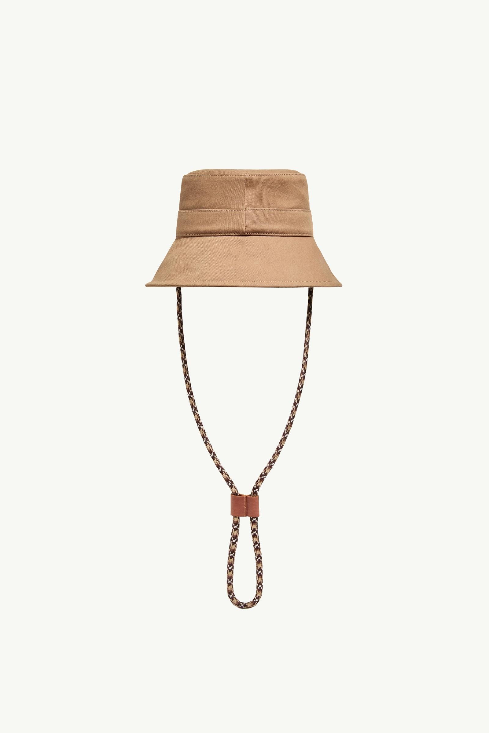 Logo Cotton Gabardine Bucket Hat - 图片 4