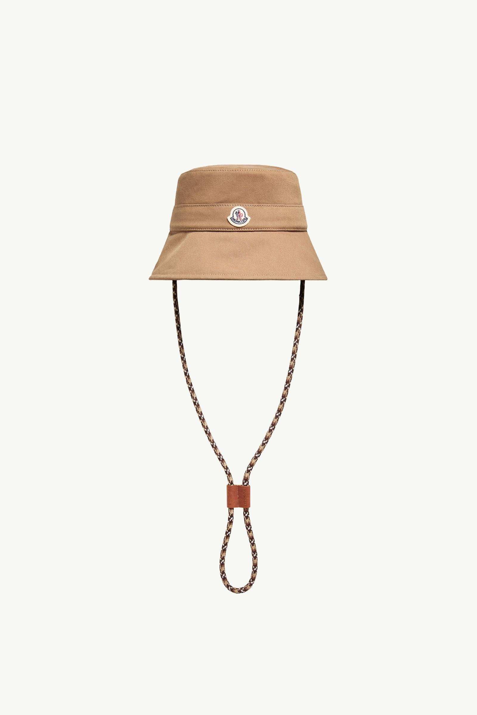 Logo Cotton Gabardine Bucket Hat