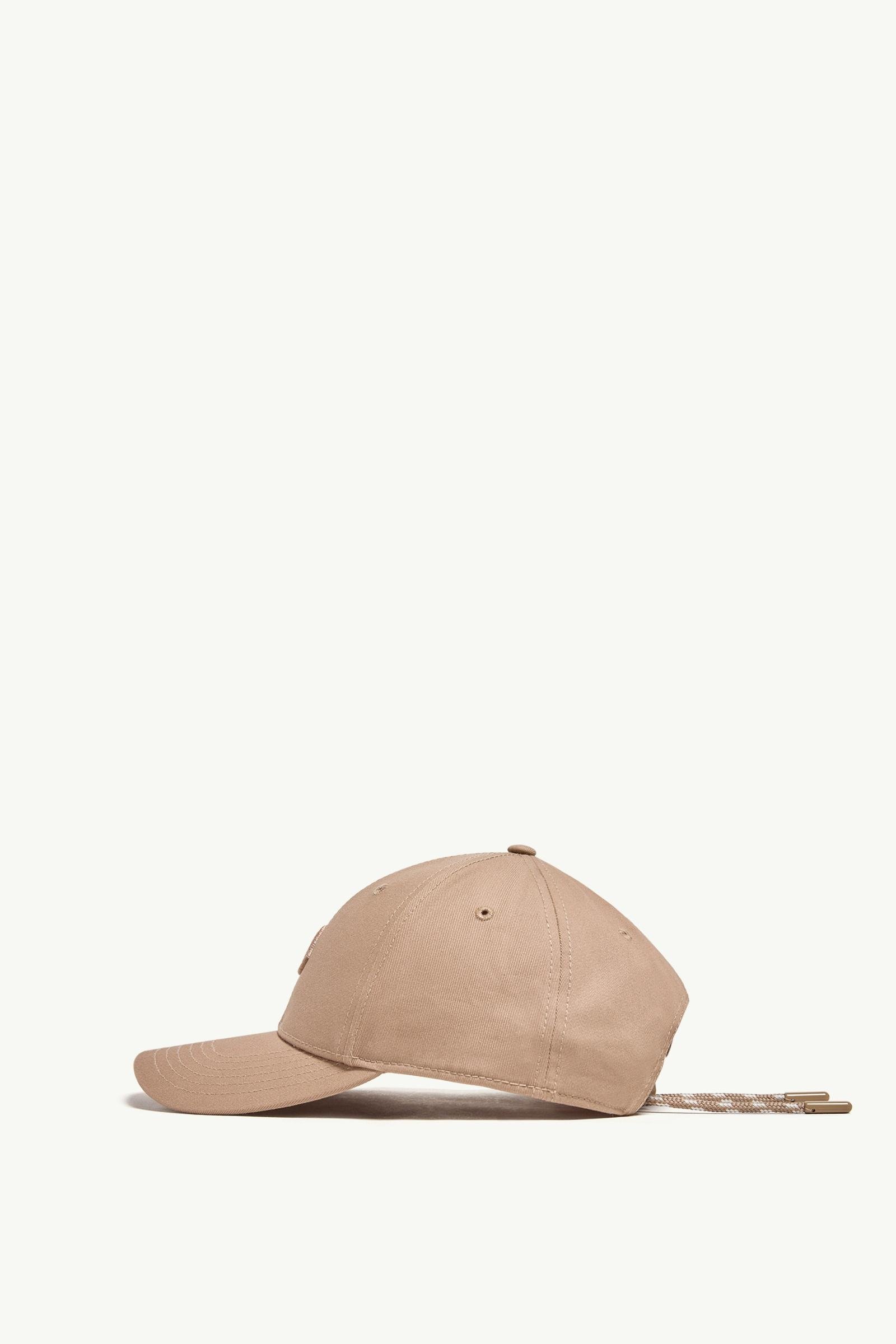 Logo Cotton Gabardine Baseball Cap - 图片 3