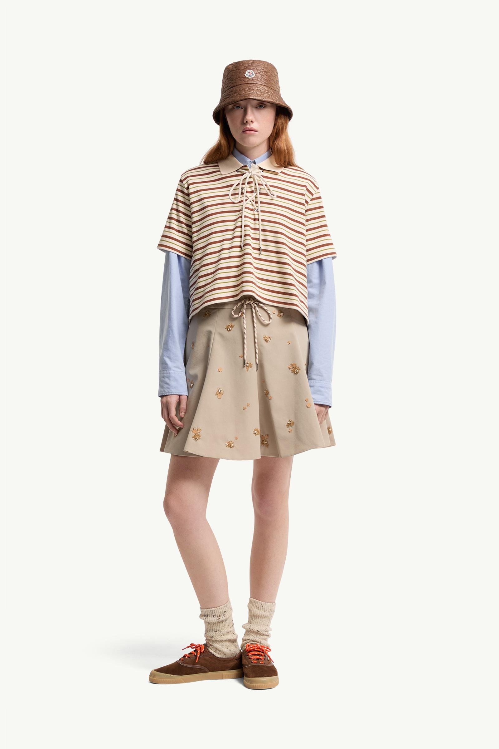 Striped Cotton Polo Shirt