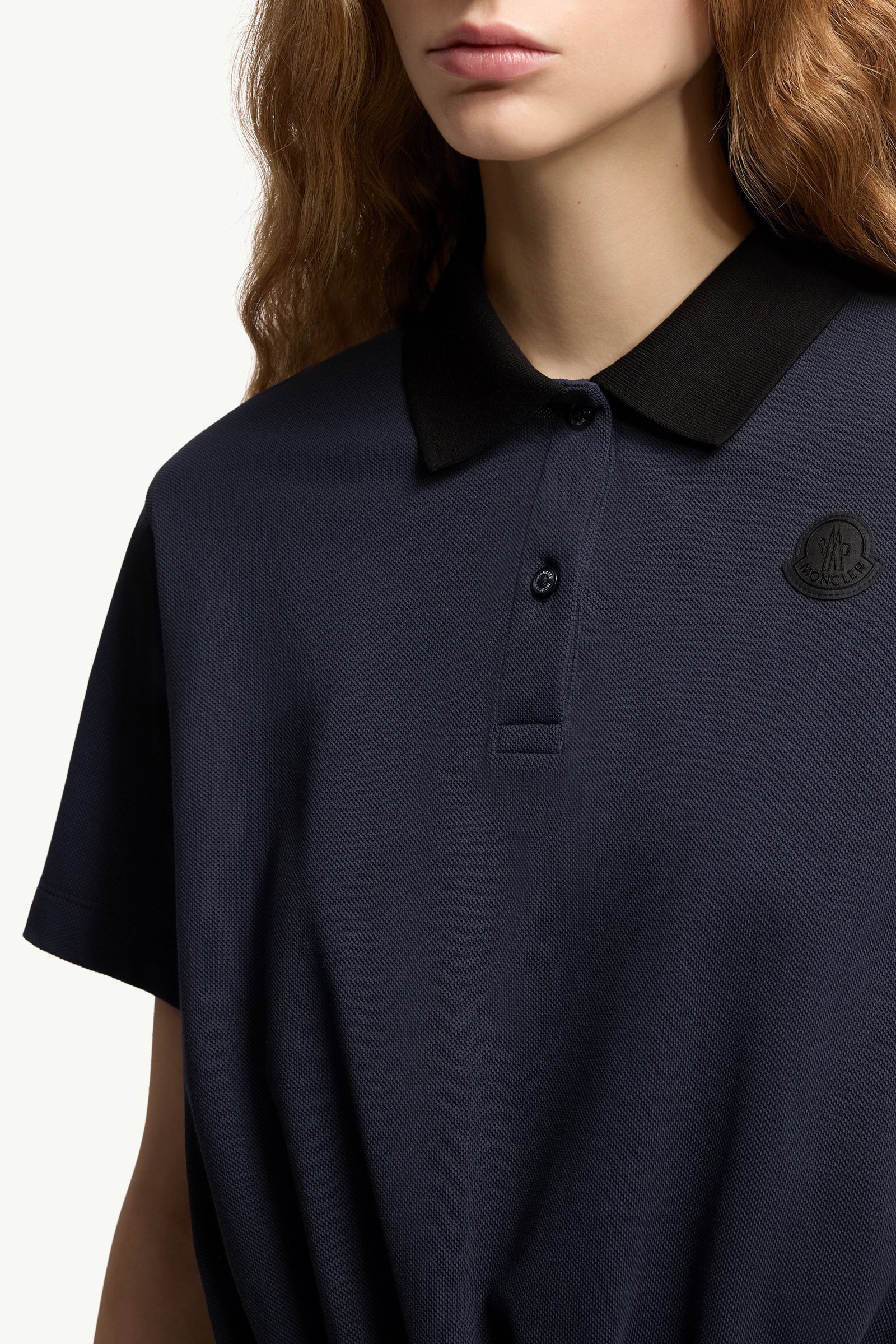 Cropped Cotton Piquet Polo Shirt - 图片 6