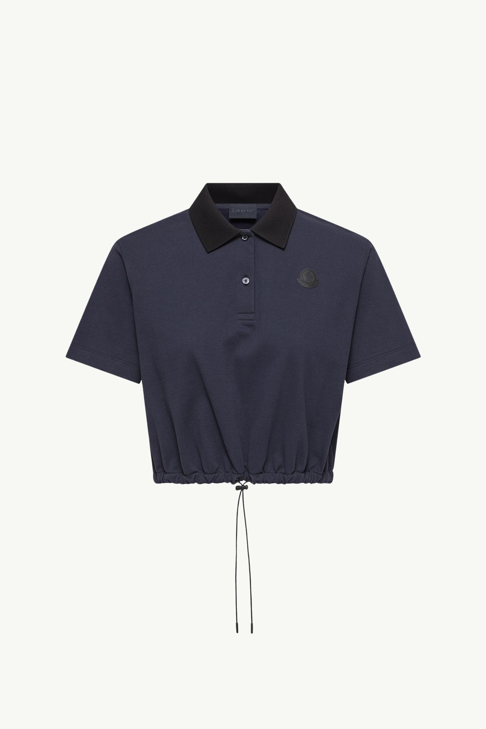 Cropped Cotton Piquet Polo Shirt - 图片 3