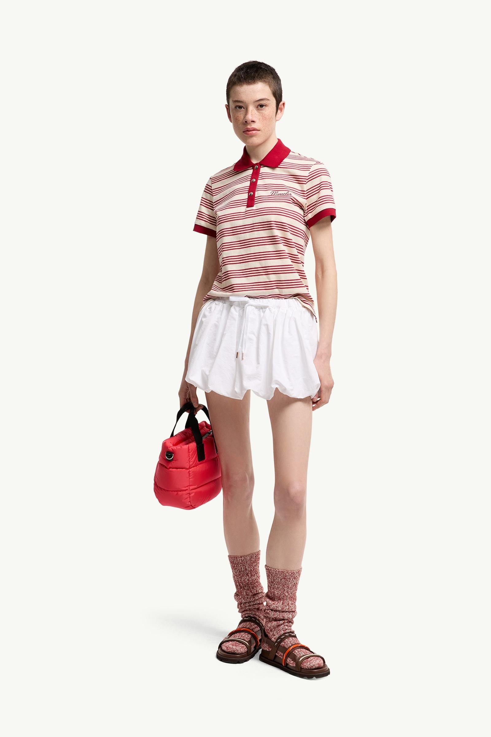 Striped Cotton Polo Shirt