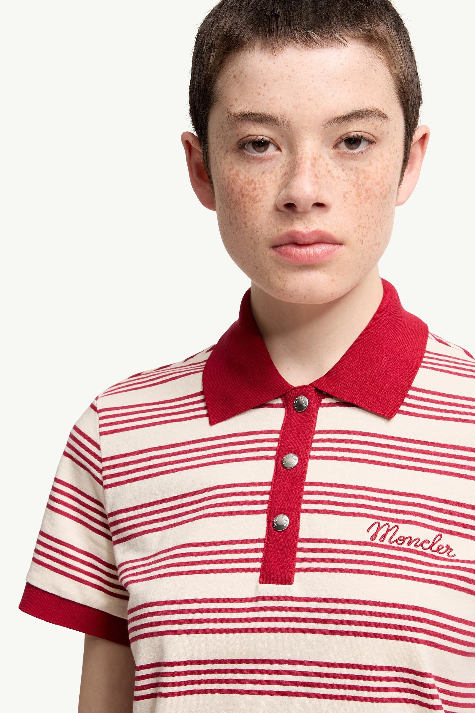 Striped Cotton Polo Shirt - 图片 6