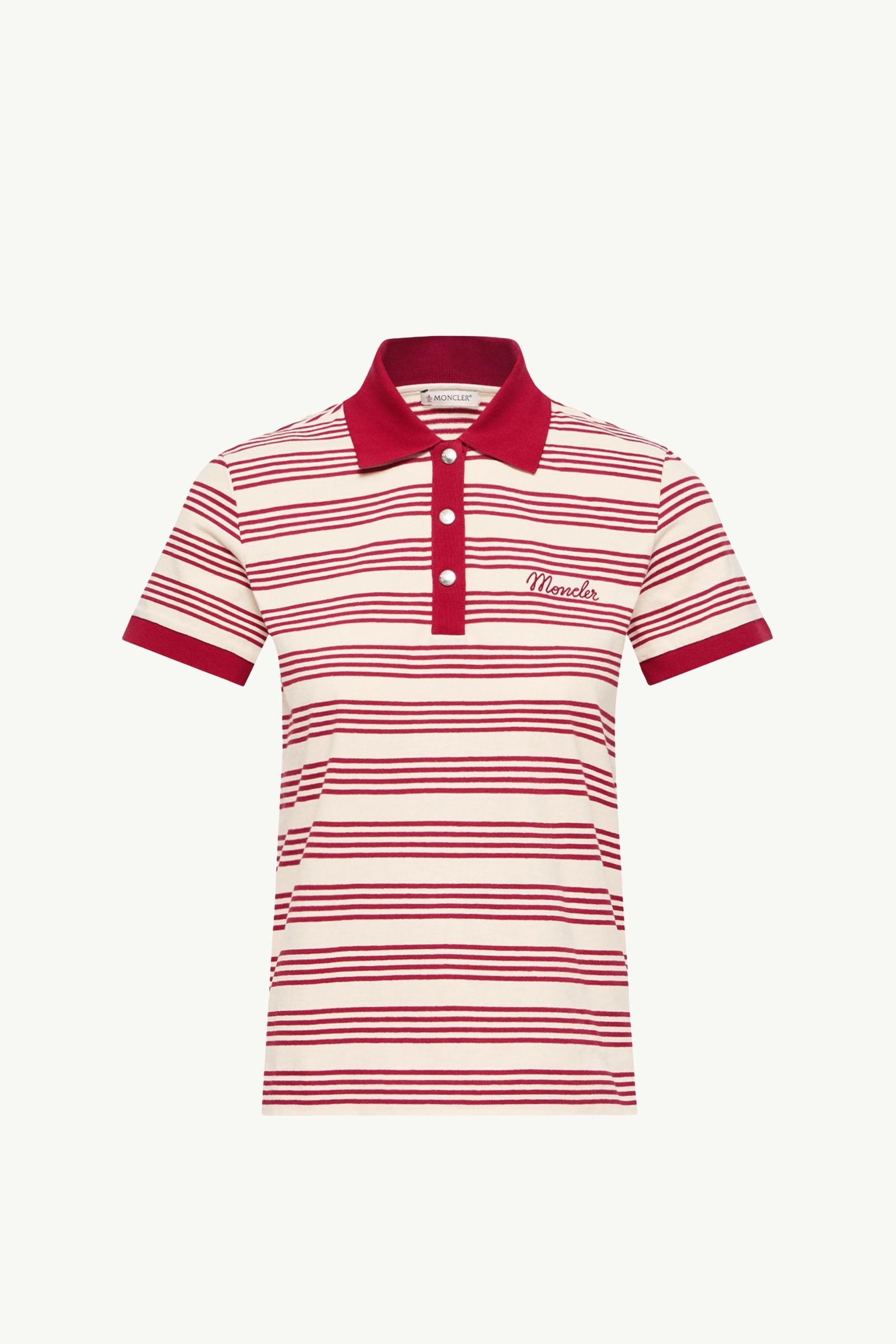Striped Cotton Polo Shirt - 图片 3
