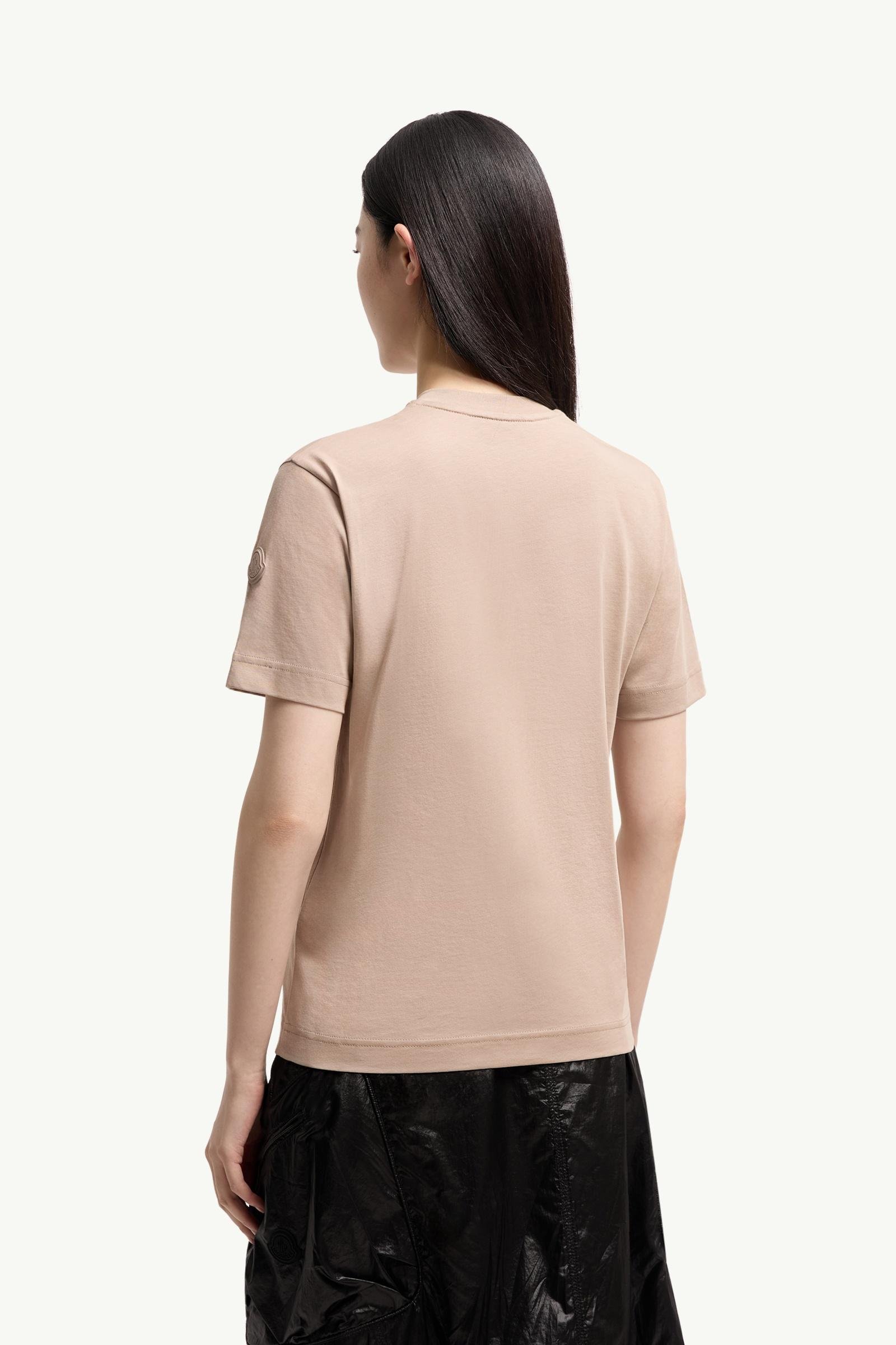 Cotton Jersey T-Shirt with Pleated Pocket - 图片 5