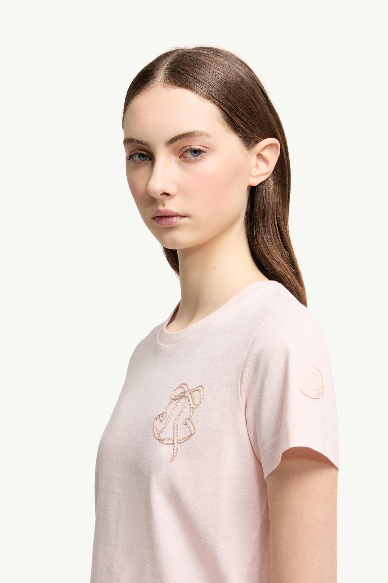 Alternative view of Embroidered Logo Cotton T-Shirt