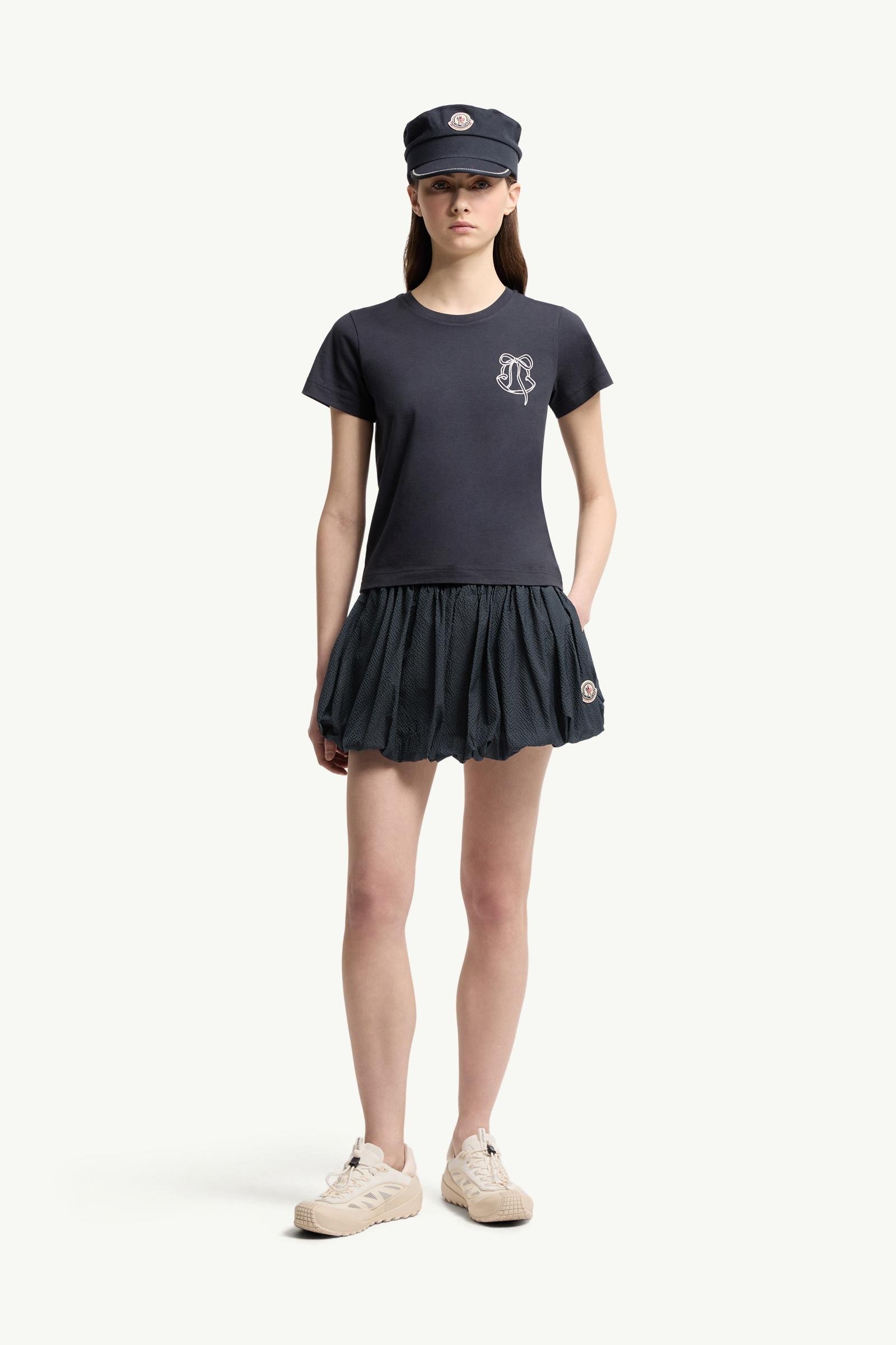 Embroidered Logo Cotton T-Shirt