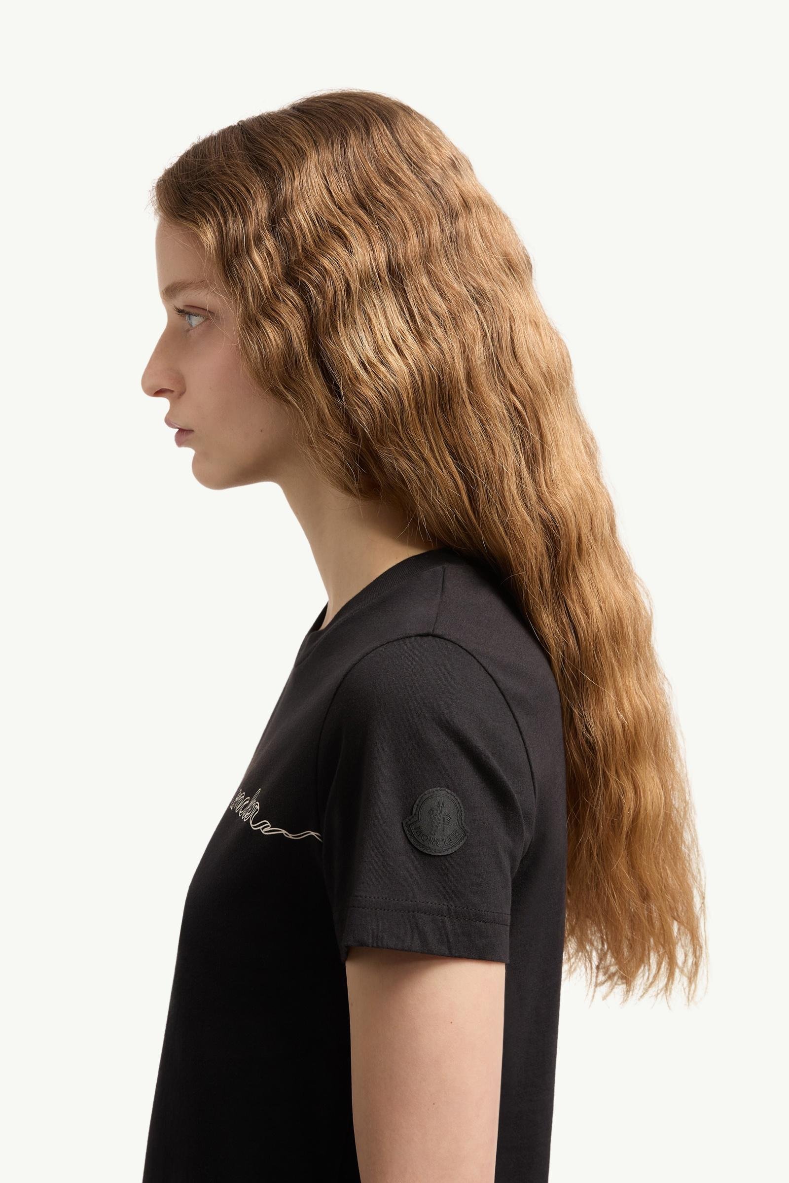 Alternative view of Ribbon Logo Cotton T-Shirt