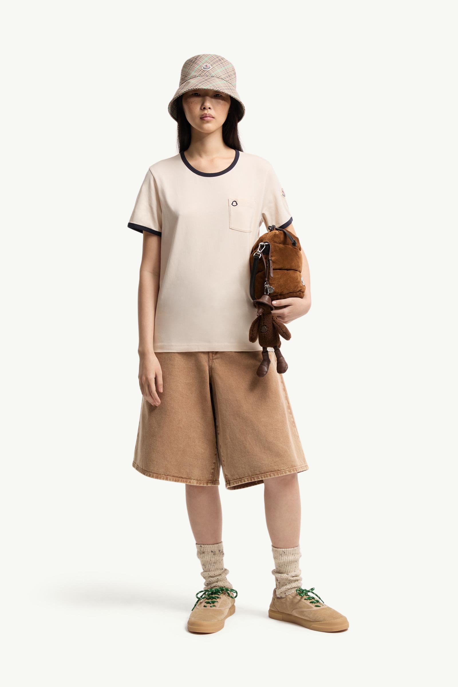 Embroidered Logo Cotton T-Shirt
