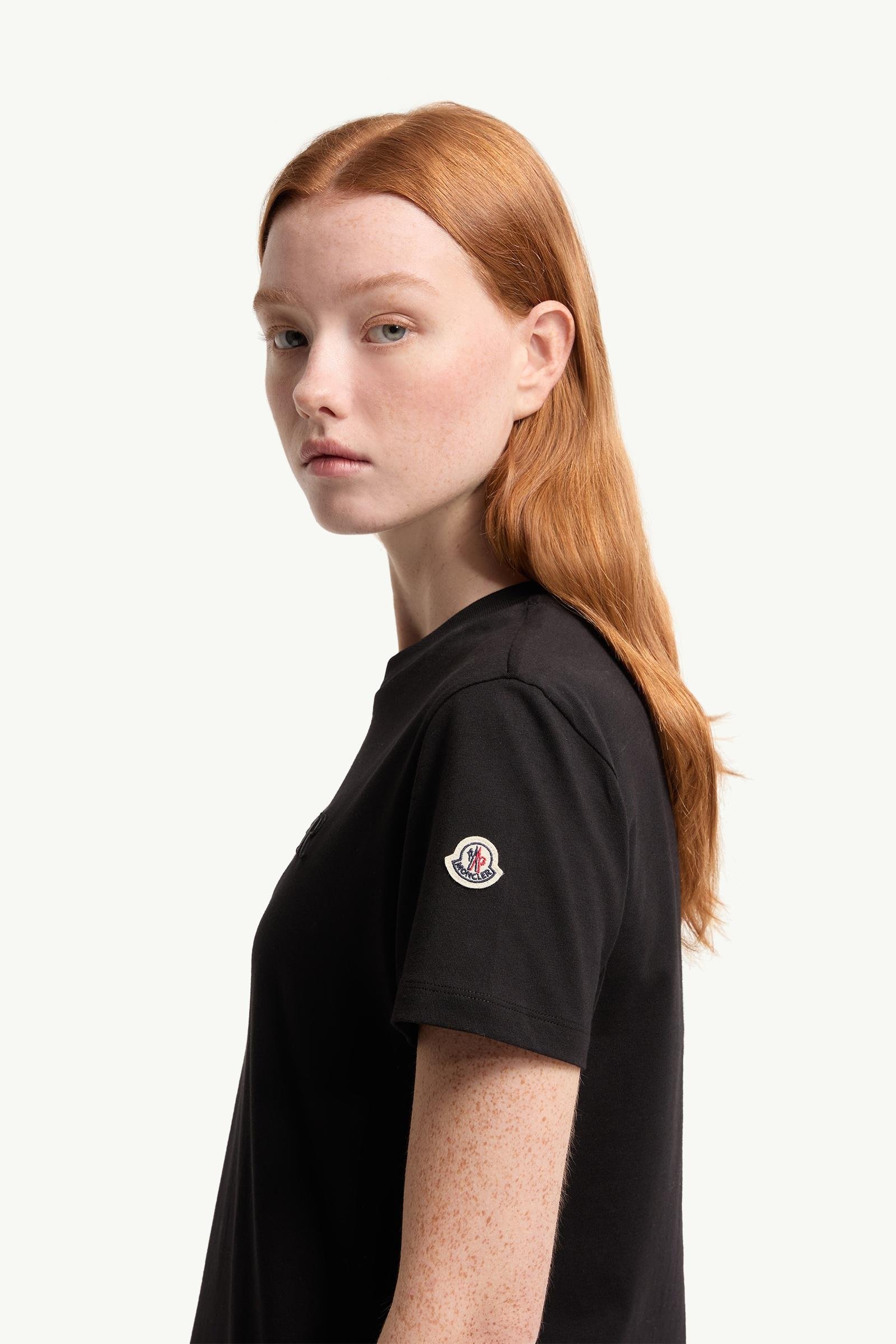 Embroidered Tonal Logo Cotton T-Shirt - 图片 2