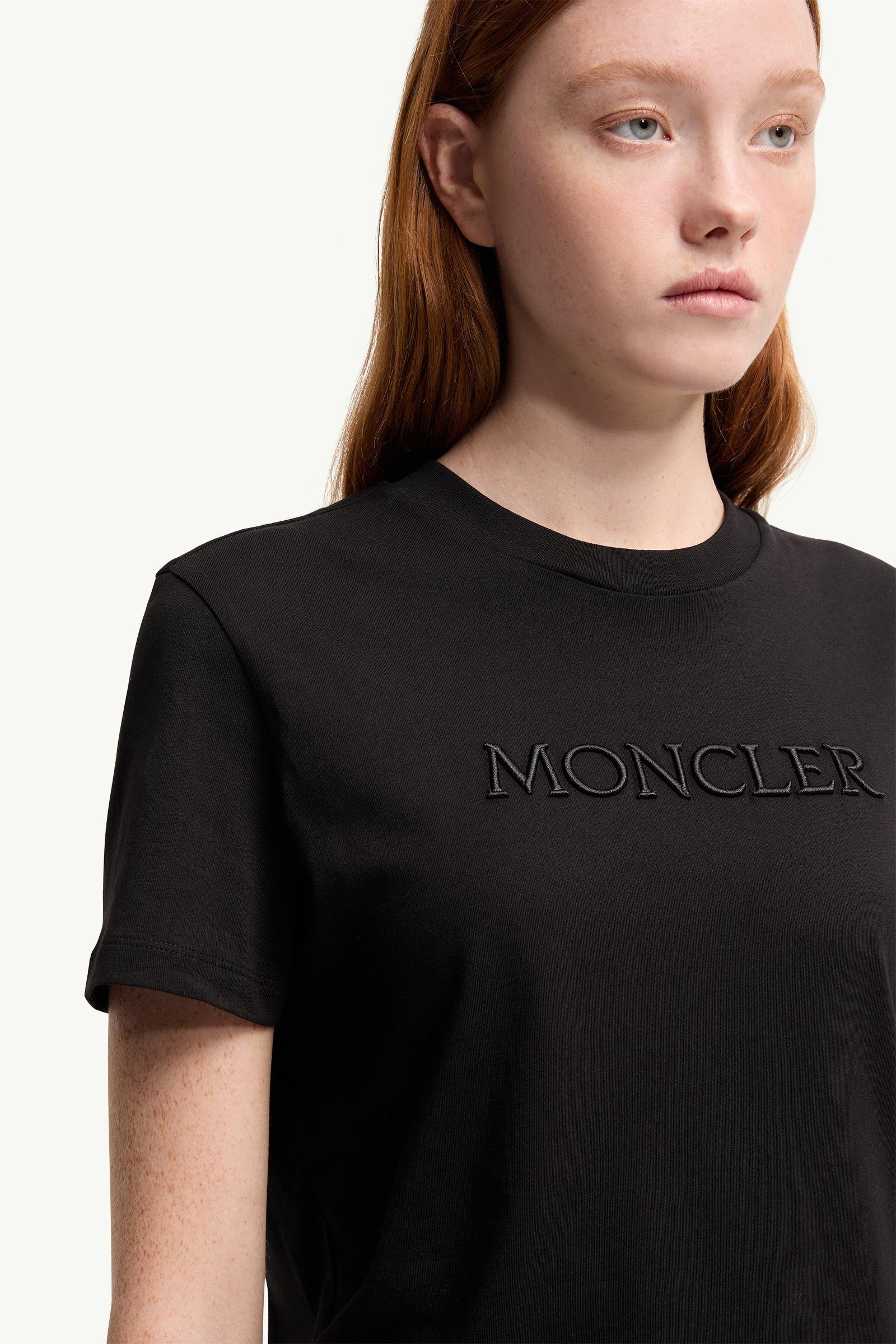 Embroidered Tonal Logo Cotton T-Shirt - 图片 6