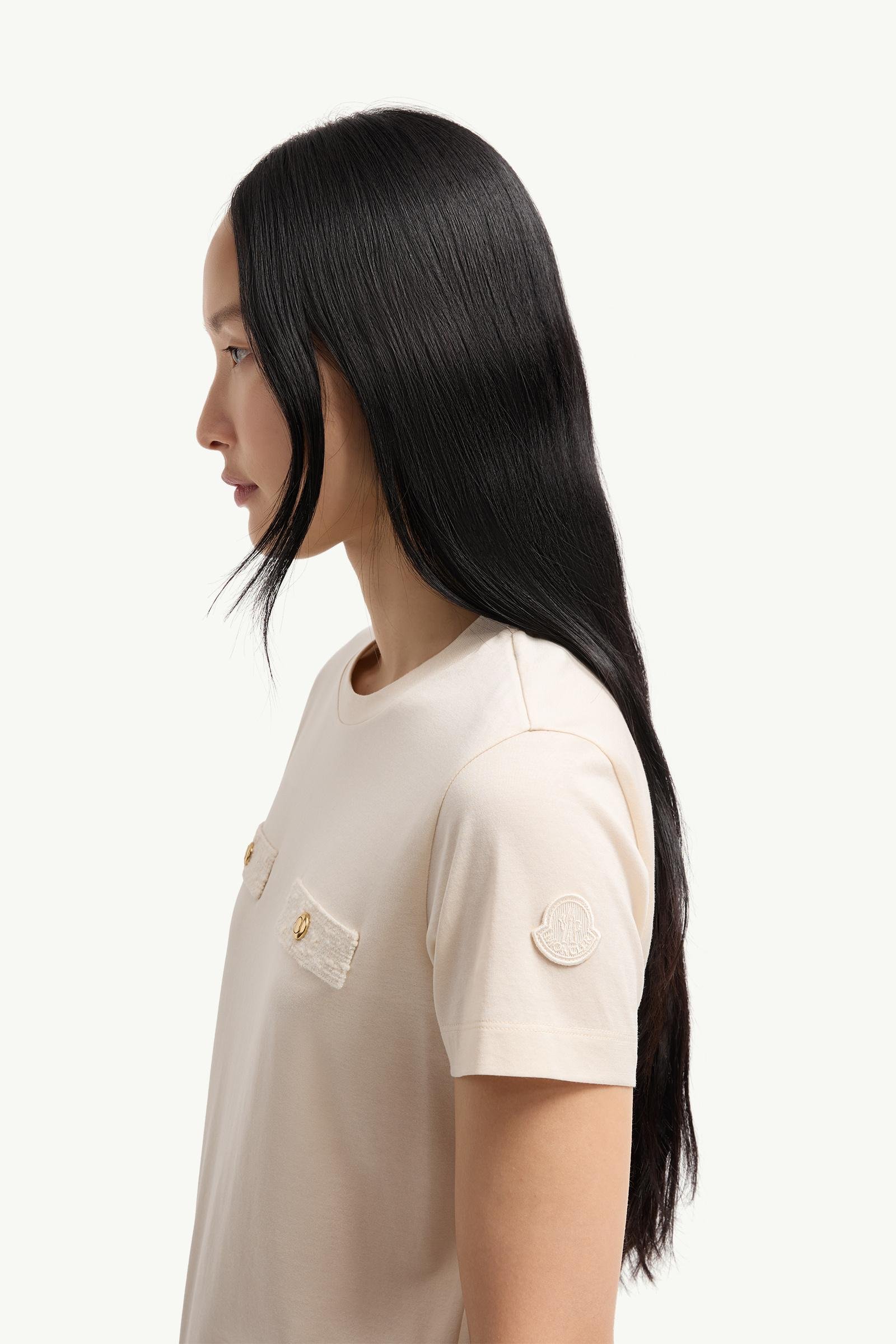 Alternative view of Cotton T-Shirt with Mock Pockets