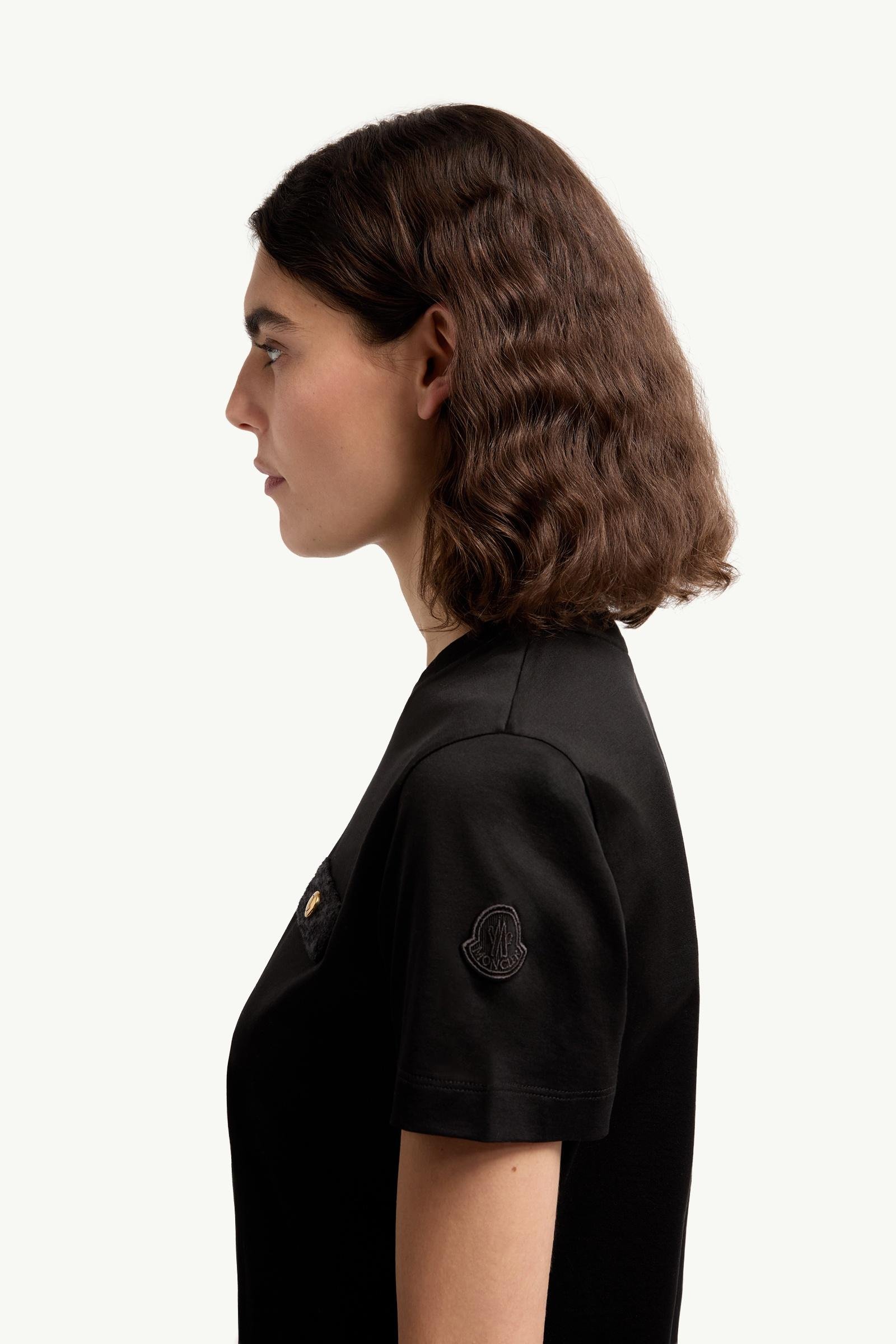 Alternative view of Cotton T-Shirt with Mock Pockets