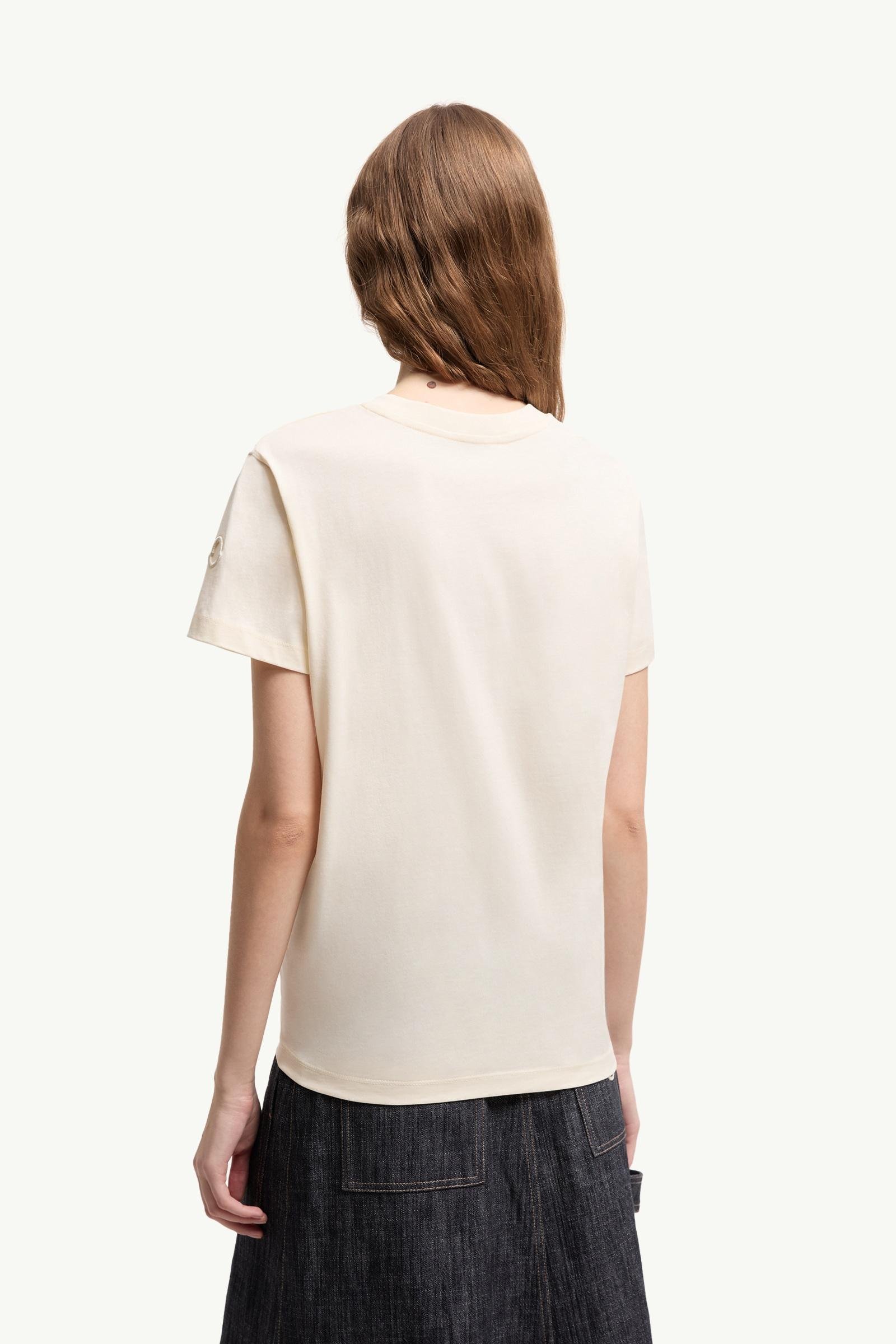Embroidered Logo Cotton T-Shirt - 图片 5
