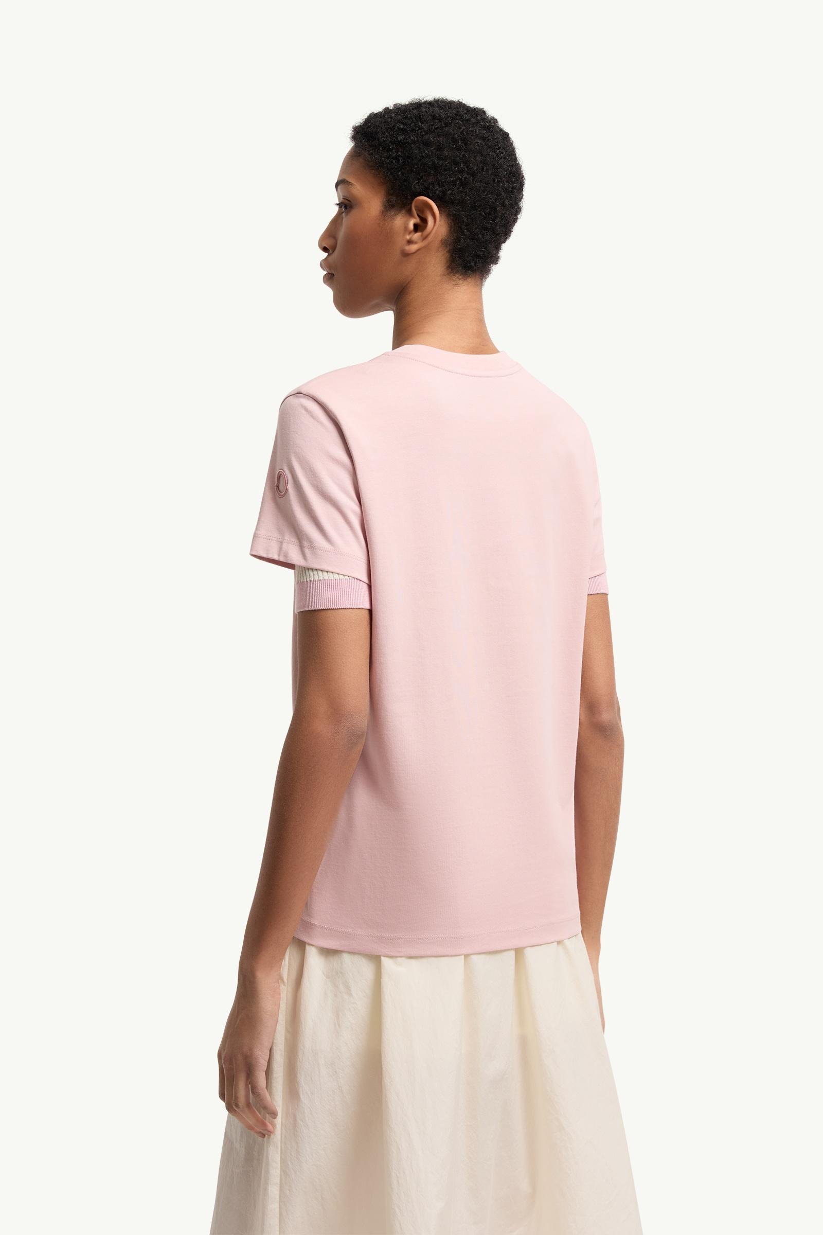 Embroidered Logo Cotton T-Shirt - 图片 5