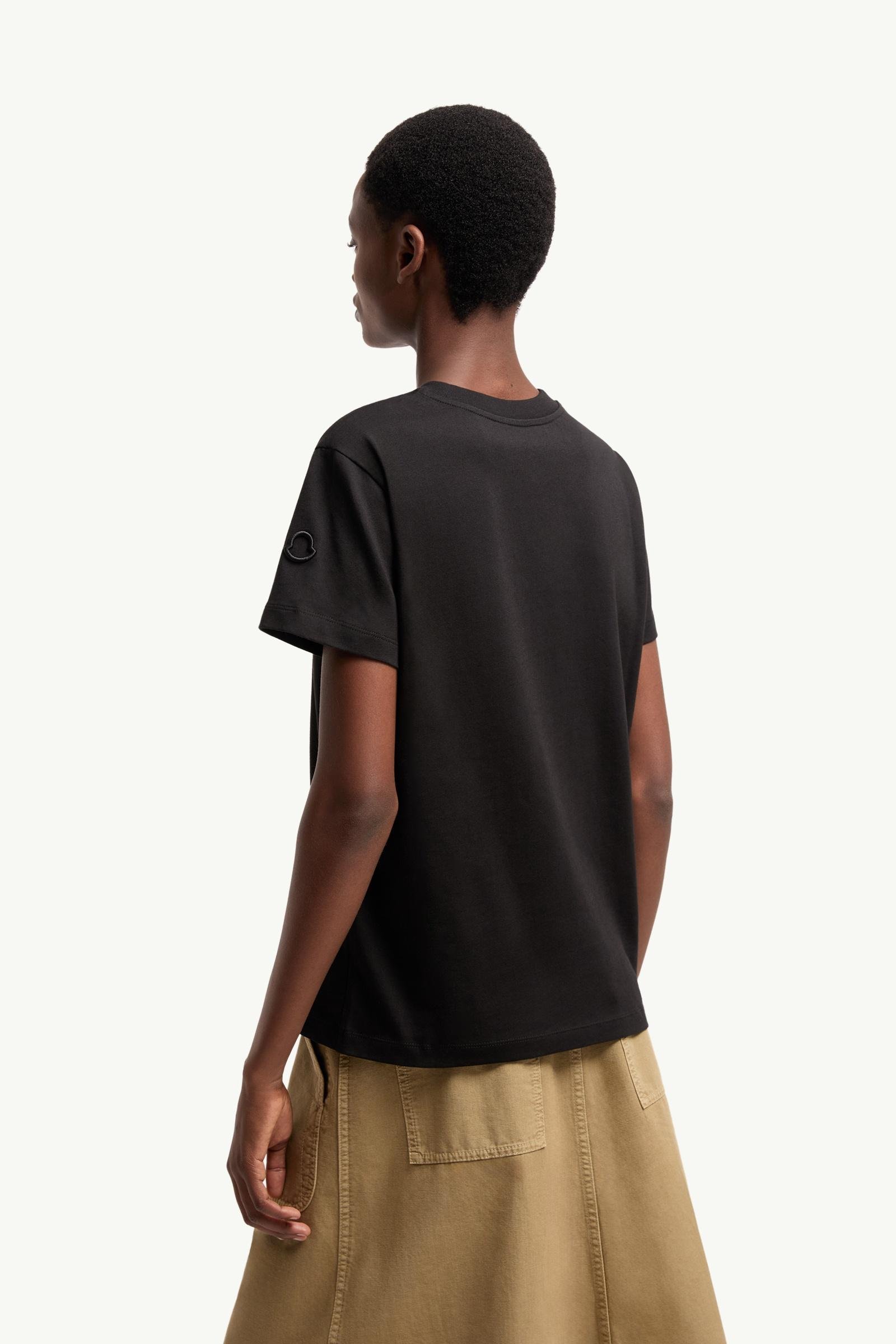Embroidered Logo Cotton T-Shirt - 图片 5
