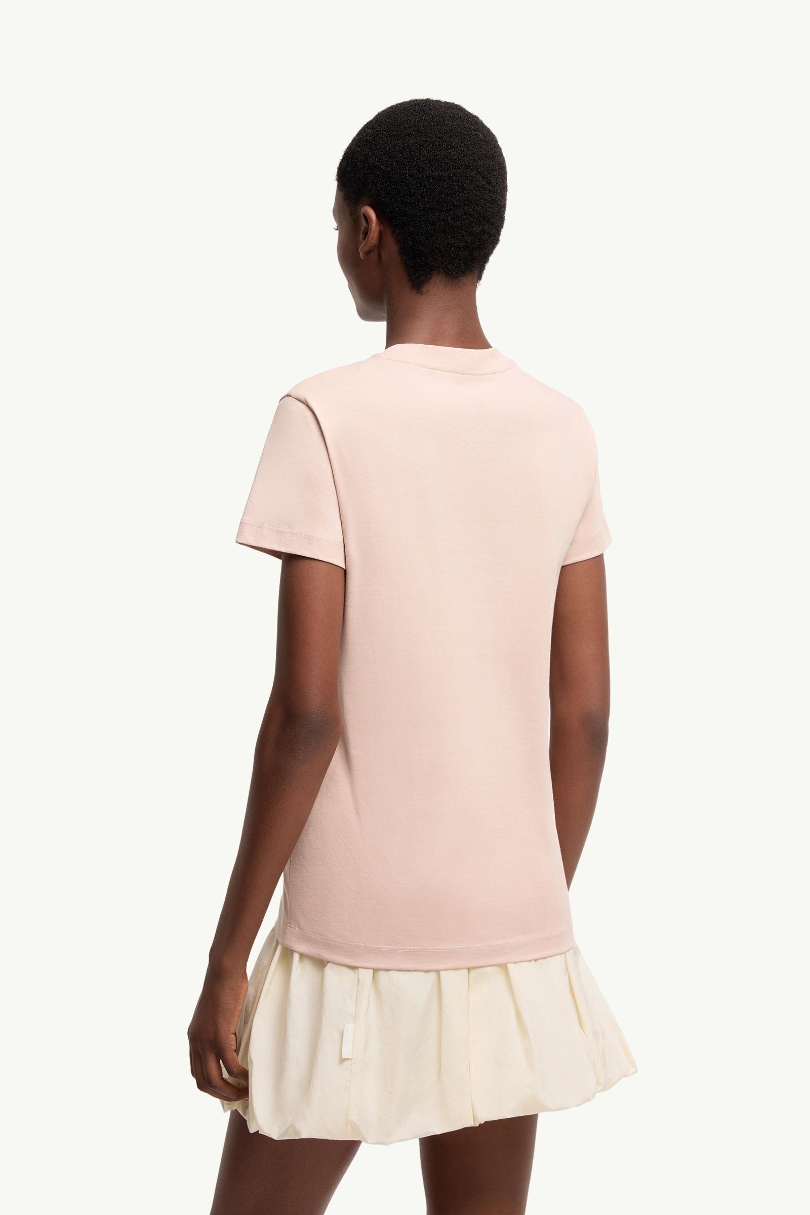 Embroidered Logo Cotton T-Shirt - 图片 5